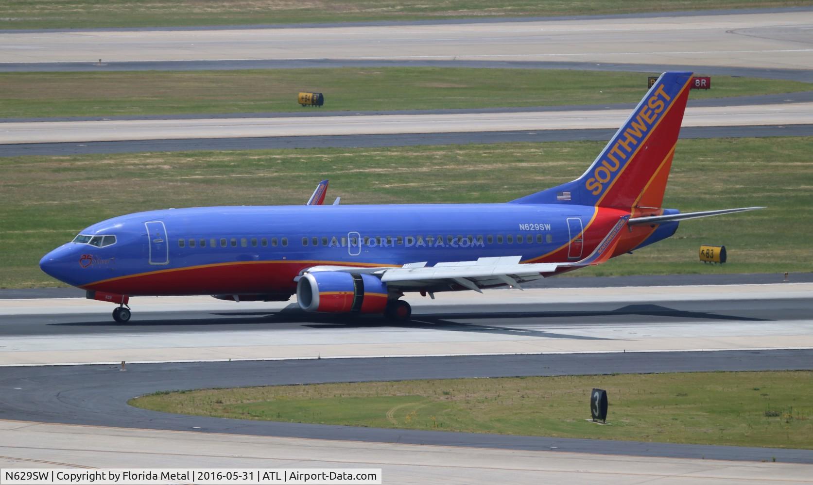 N629SW, 1996 Boeing 737-3H4 C/N 27704, Southwest