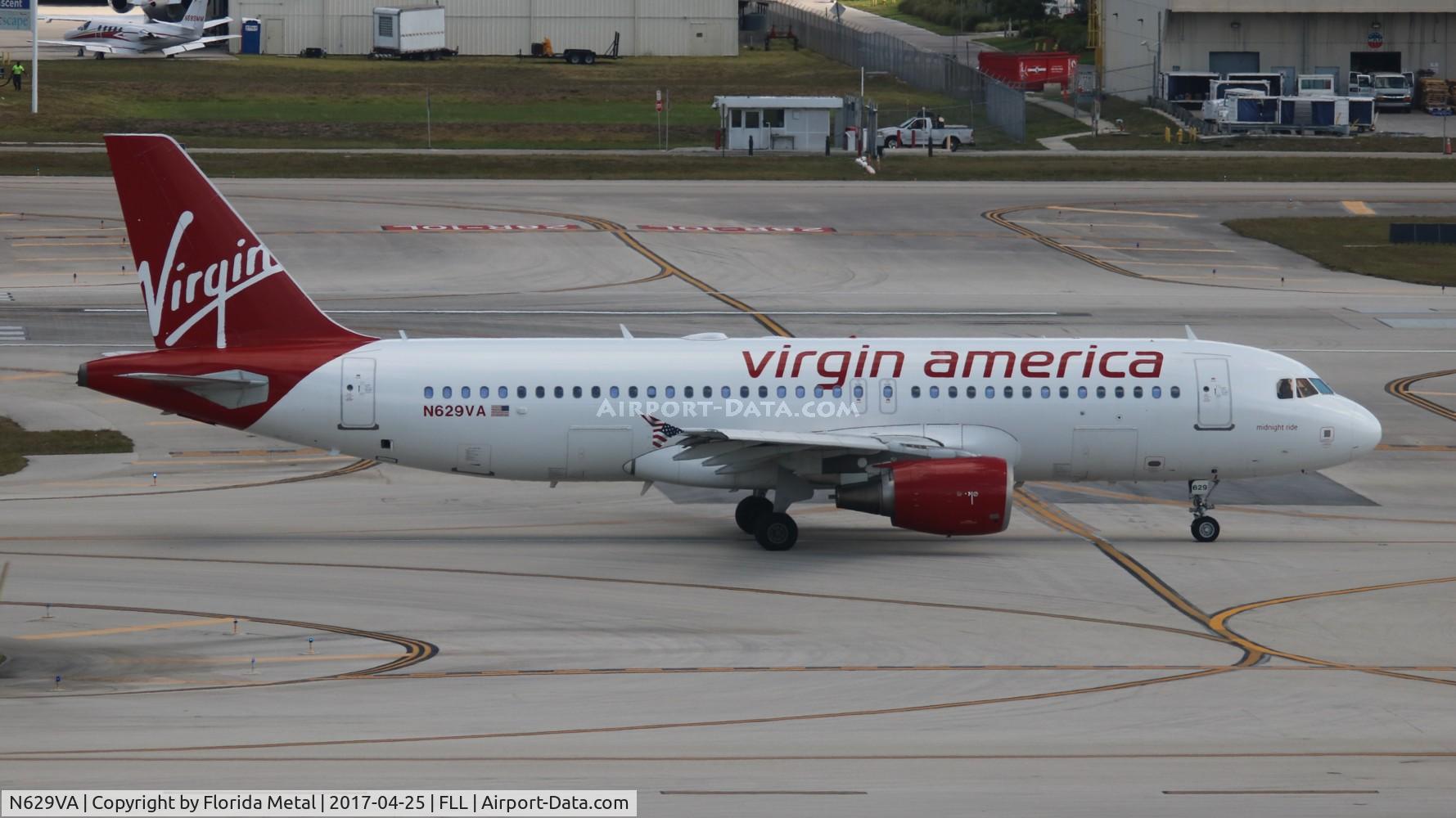N629VA, 2007 Airbus A320-214 C/N 3037, Virgin America