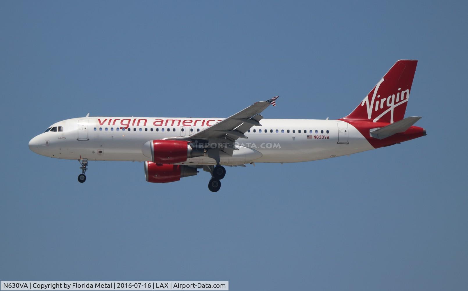 N630VA, 2007 Airbus A320-214 C/N 3101, Virgin America