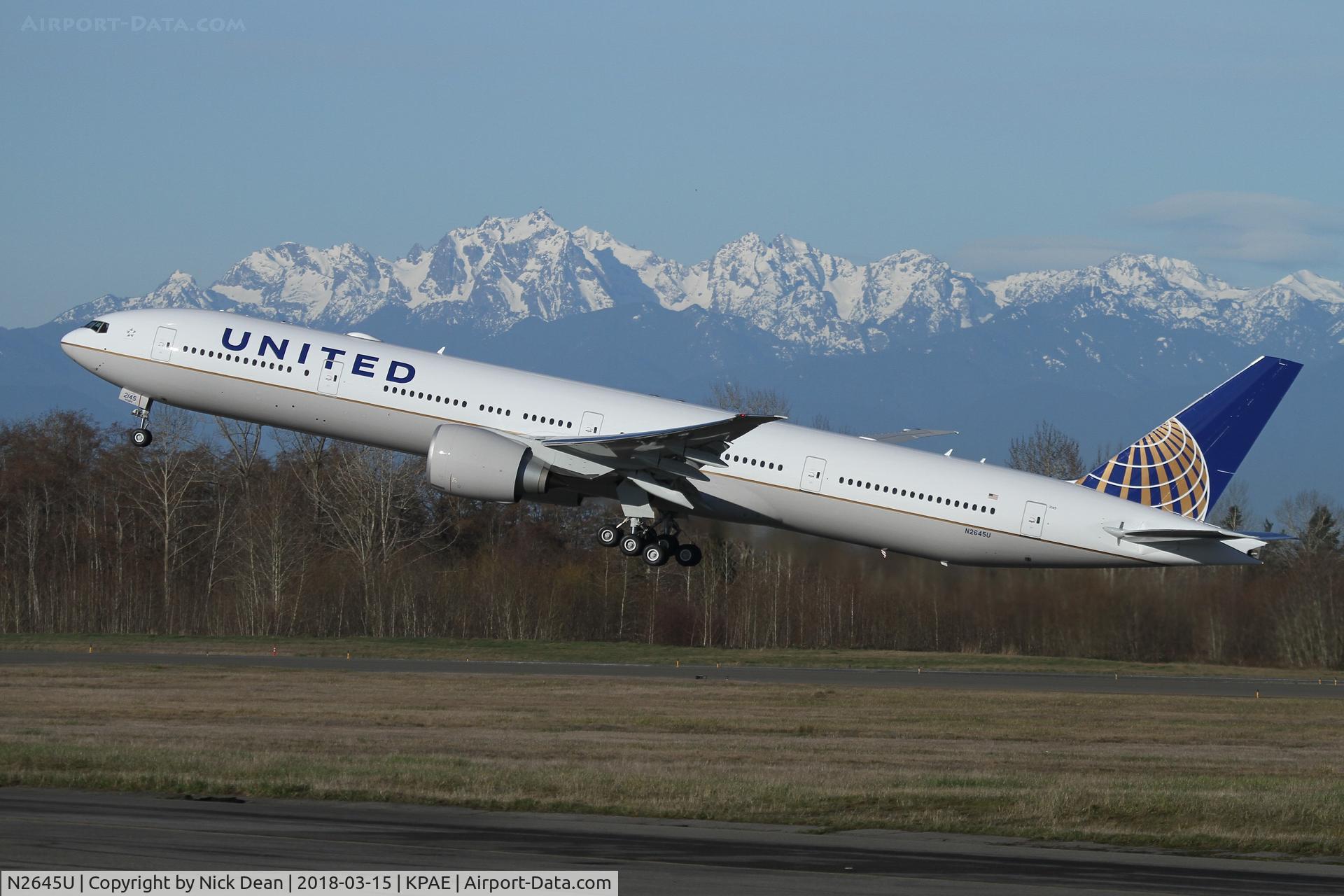 N2645U, 2017 Boeing 777-322/ER C/N 64989, PAE/KPAE