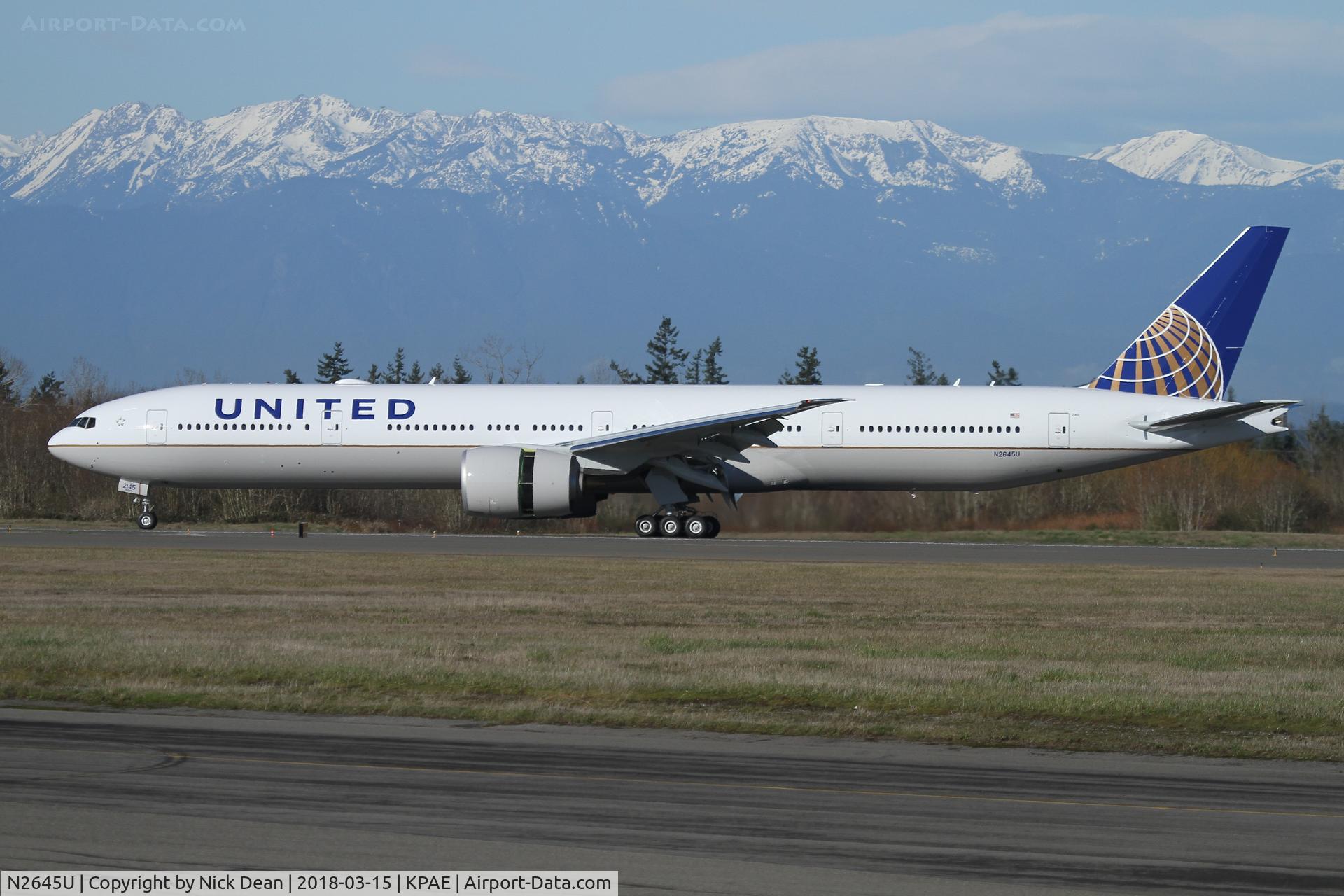 N2645U, 2017 Boeing 777-322/ER C/N 64989, PAE/KPAE
