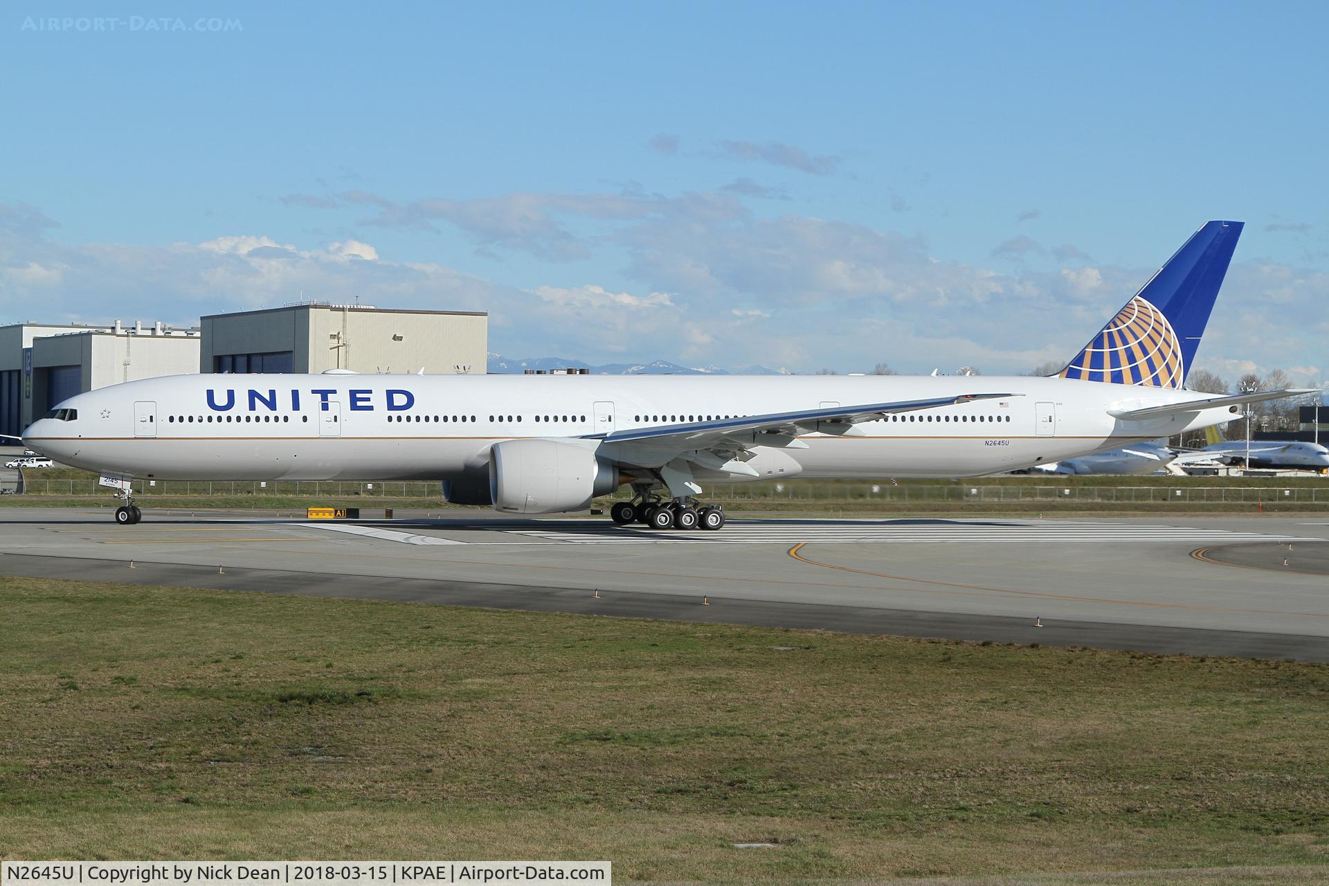 N2645U, 2017 Boeing 777-322/ER C/N 64989, PAE/KPAE