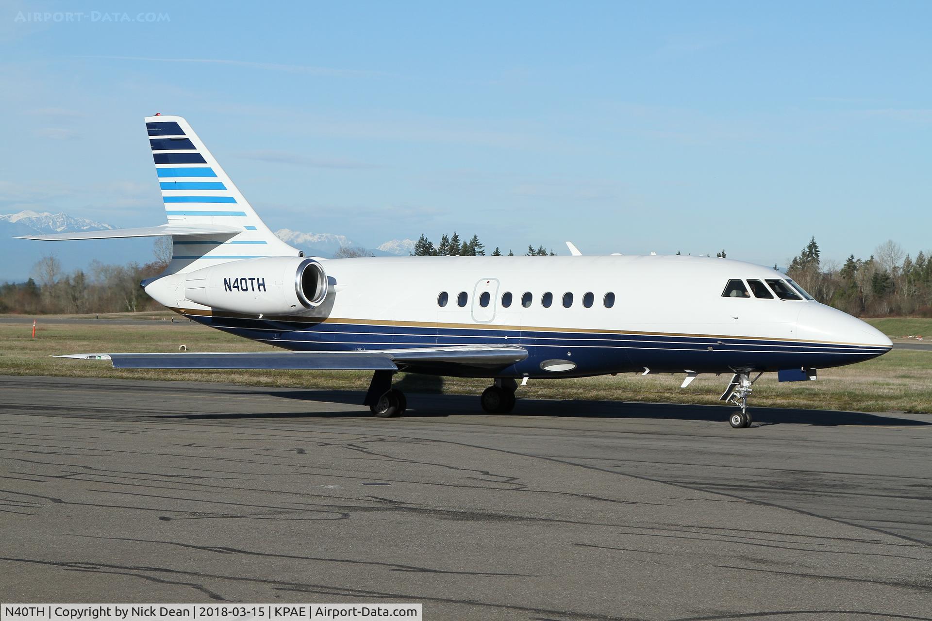 N40TH, 2003 Dassault Falcon 2000EX C/N 007, PAE/KPAE