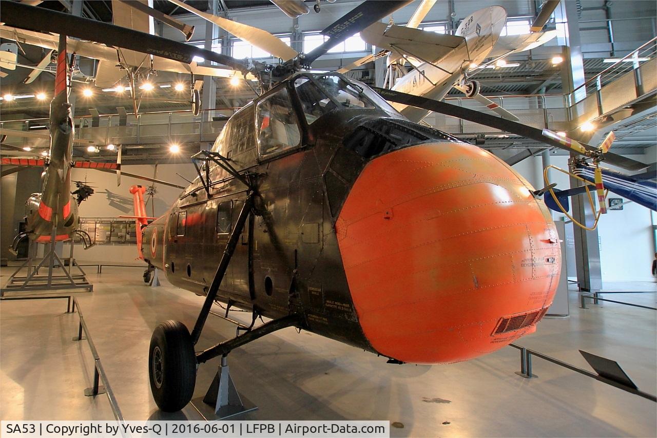 SA53, Sikorsky H-34A Choctaw C/N SA53, Sikorsky H-34A Choctaw, Exibited at Air & Space Museum Paris-Le Bourget (LFPB)