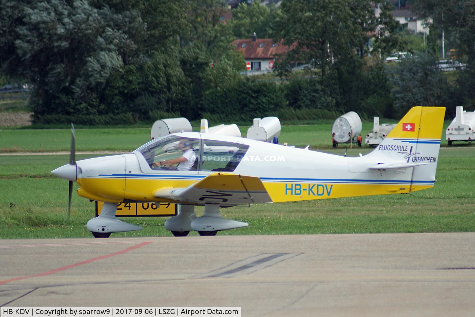 HB-KDV, 1994 Robin DR-400-140 Major C/N 2240, At Grenchen airport