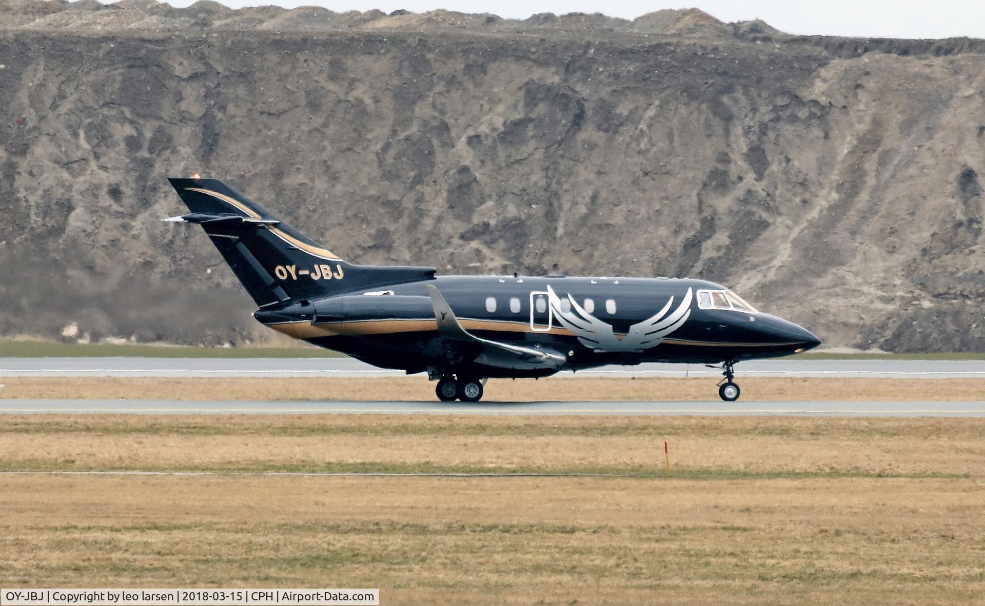 OY-JBJ, 1998 Raytheon Hawker 800XP C/N 258358, Copenhagen 15.3.2018