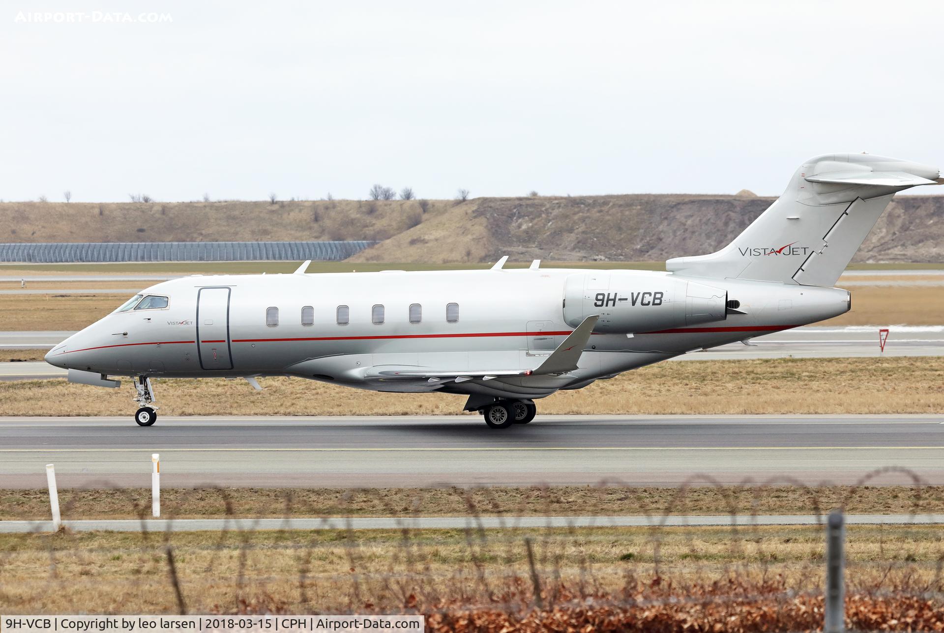 9H-VCB, 2014 Bombardier Challenger 300 (BD-100-1A10) C/N 20514, Copenhagen 15.3.2018