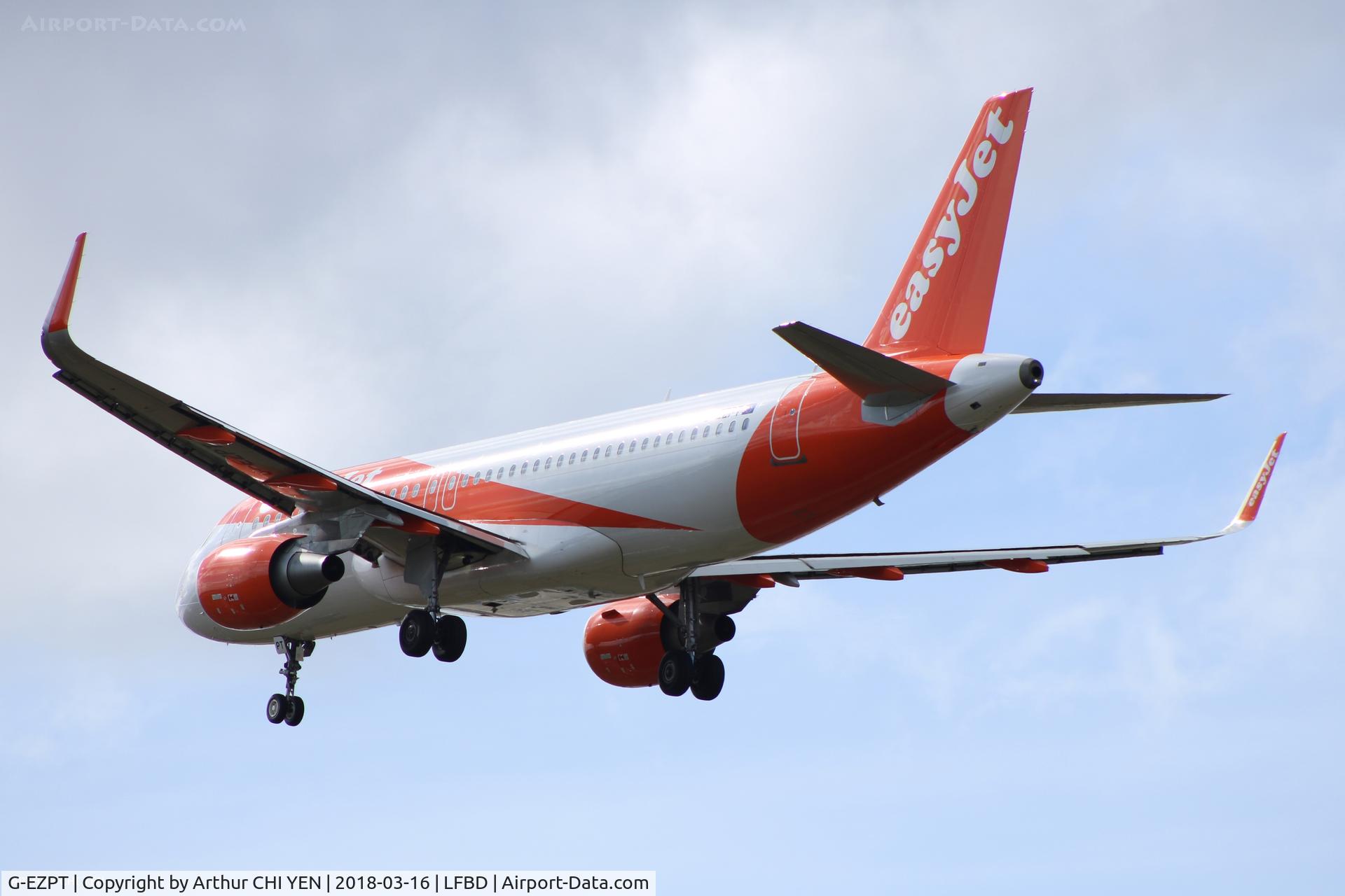 G-EZPT, 2016 Airbus A320-214 C/N 7460, From Bristol.