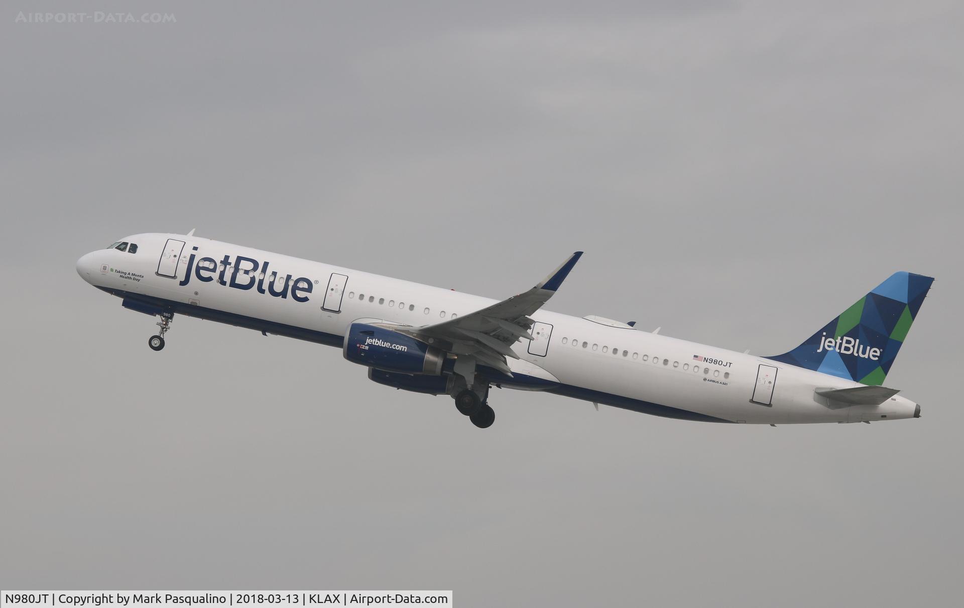N980JT, 2017 Airbus A321-231 C/N 7631, Airbus A321-231