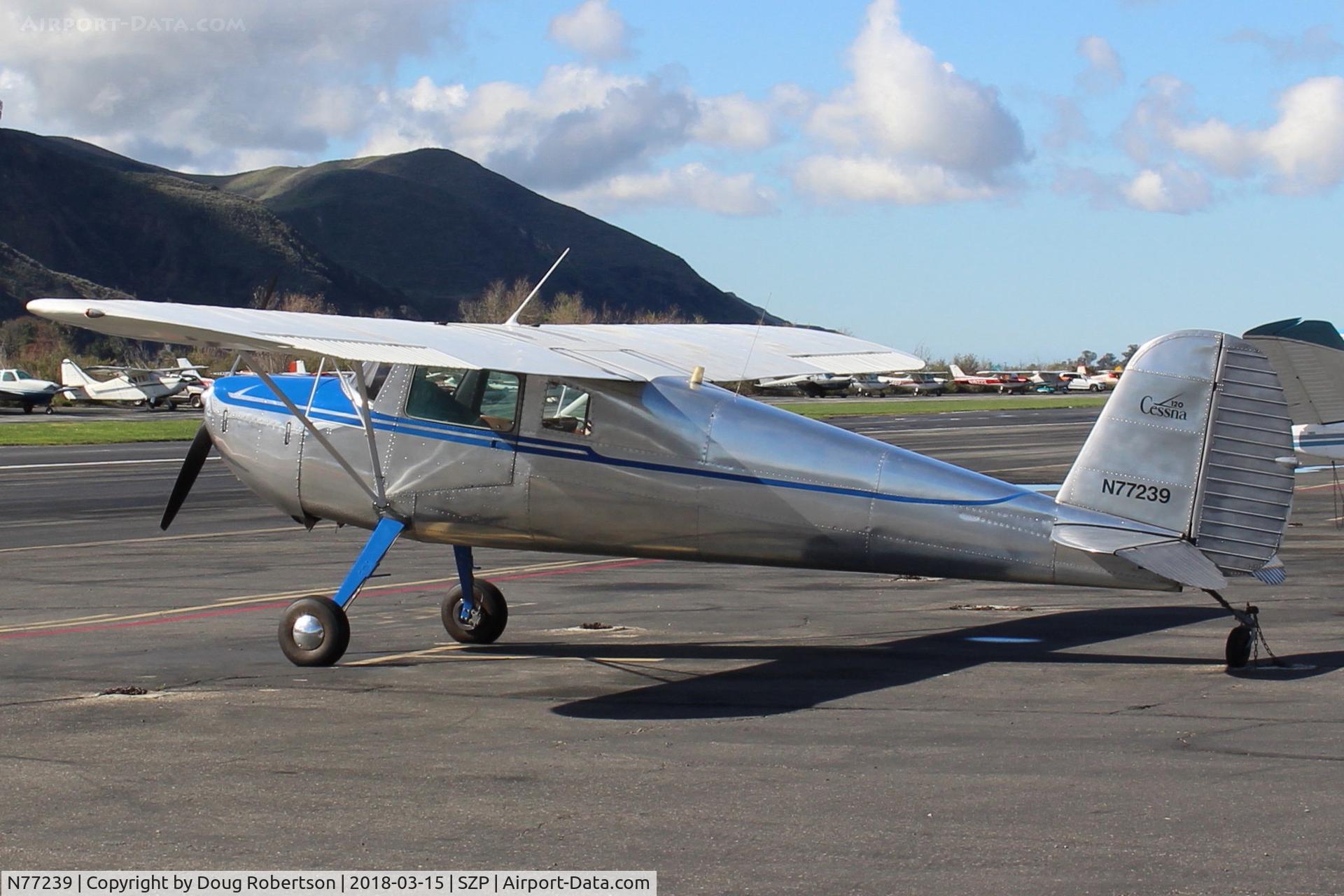 N77239, 1946 Cessna 120 C/N 11701, 1946 Cessna 120, Continental C85 85 Hp