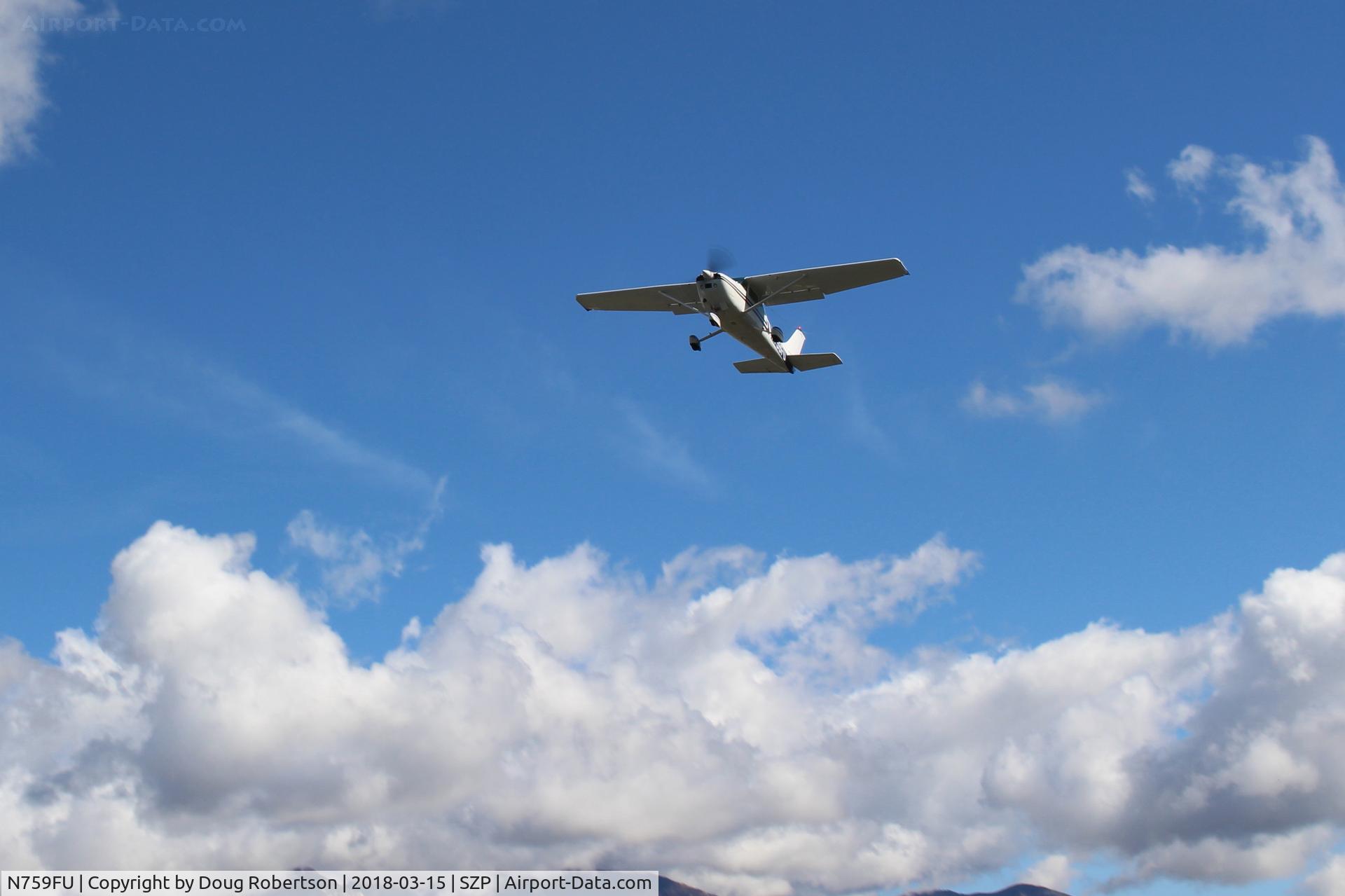 N759FU, 1977 Cessna 182Q Skylane C/N 18265966, 1977 Cessna 182Q SKYLANE, Continental O-470-S 230 Hp, takeoff climb Rwy 22