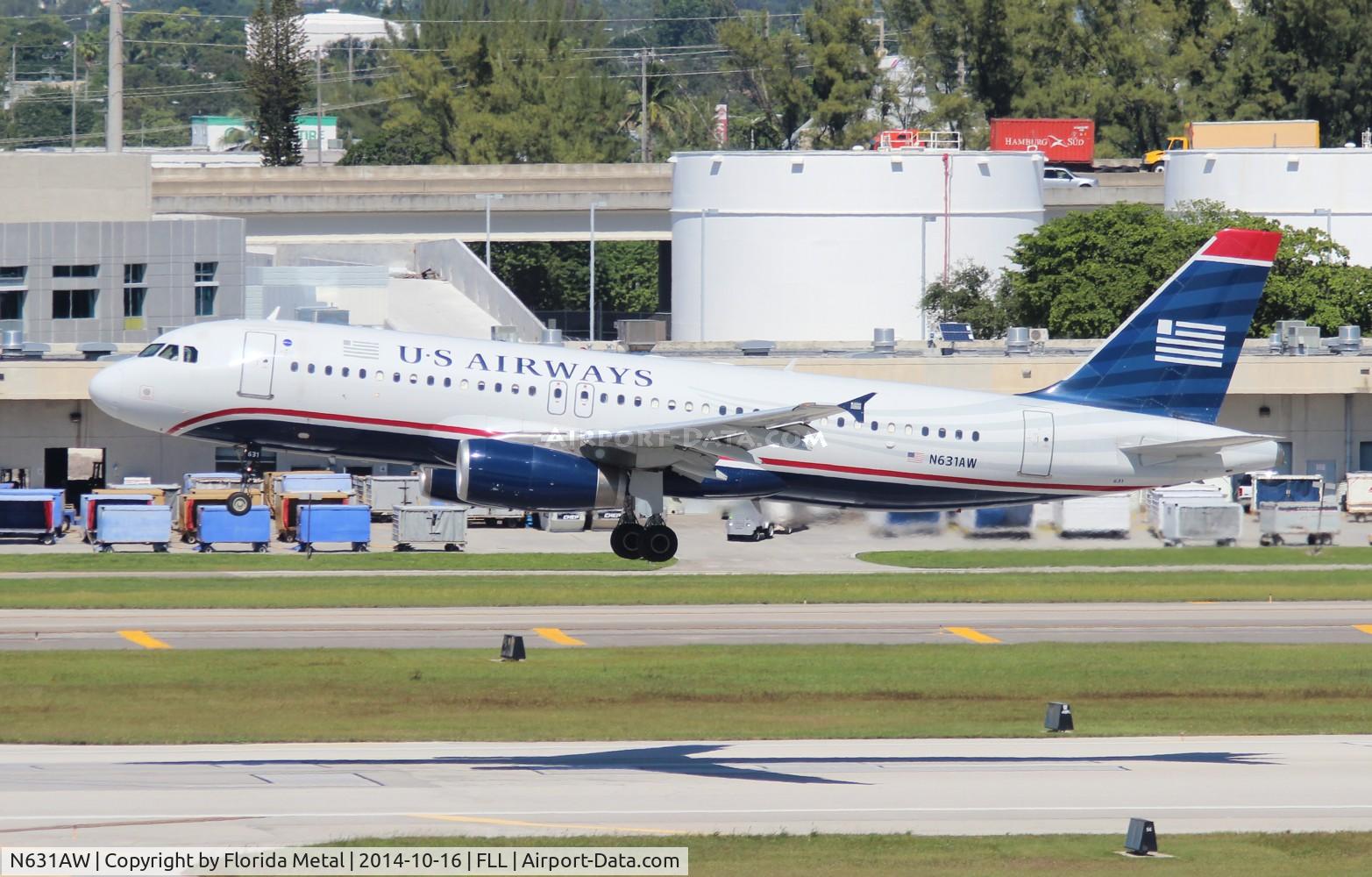 N631AW, 1990 Airbus A320-231 C/N 77, USAirways