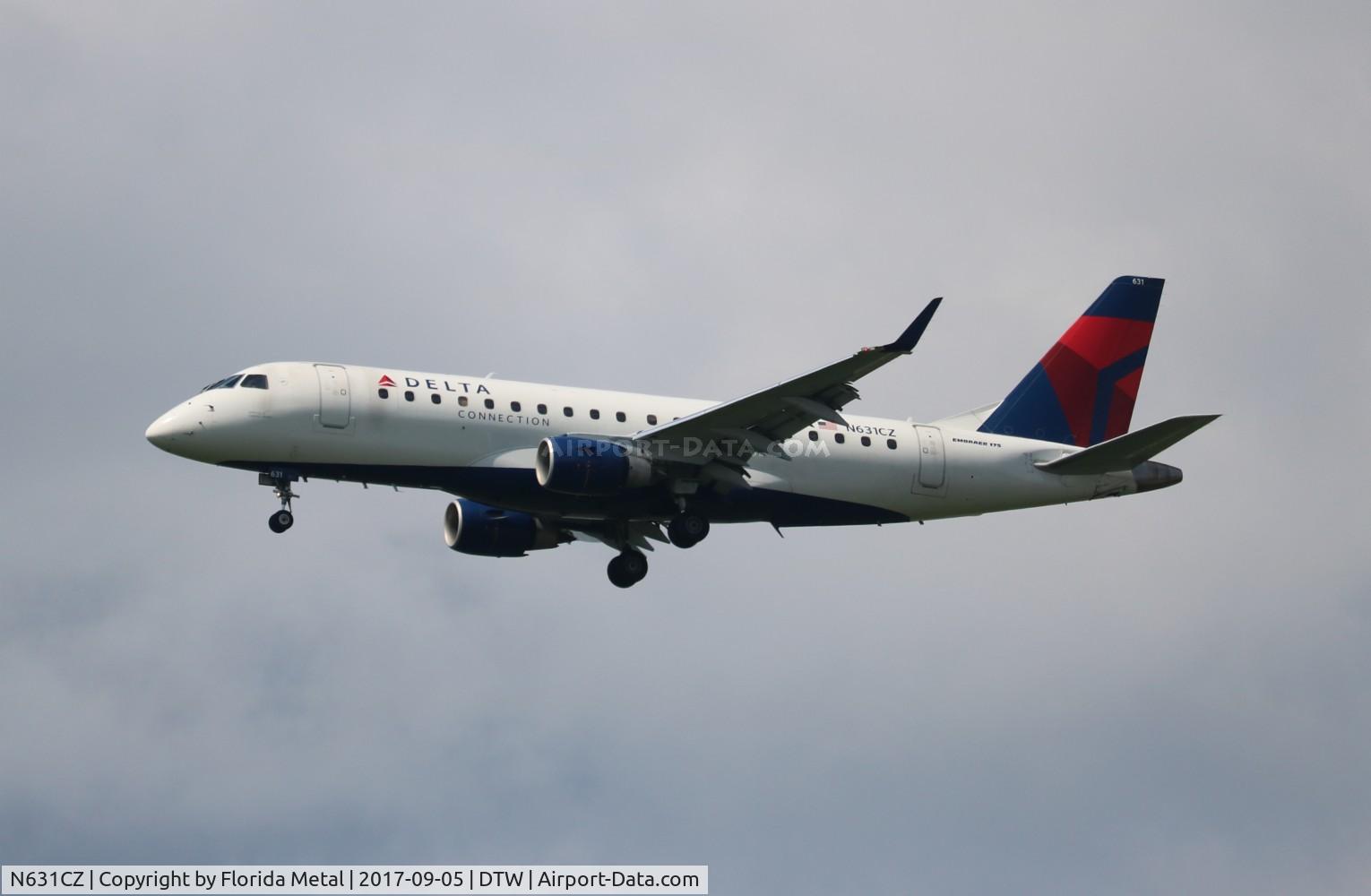 N631CZ, 2008 Embraer 175LR (ERJ-170-200LR) C/N 17000239, Delta Connection