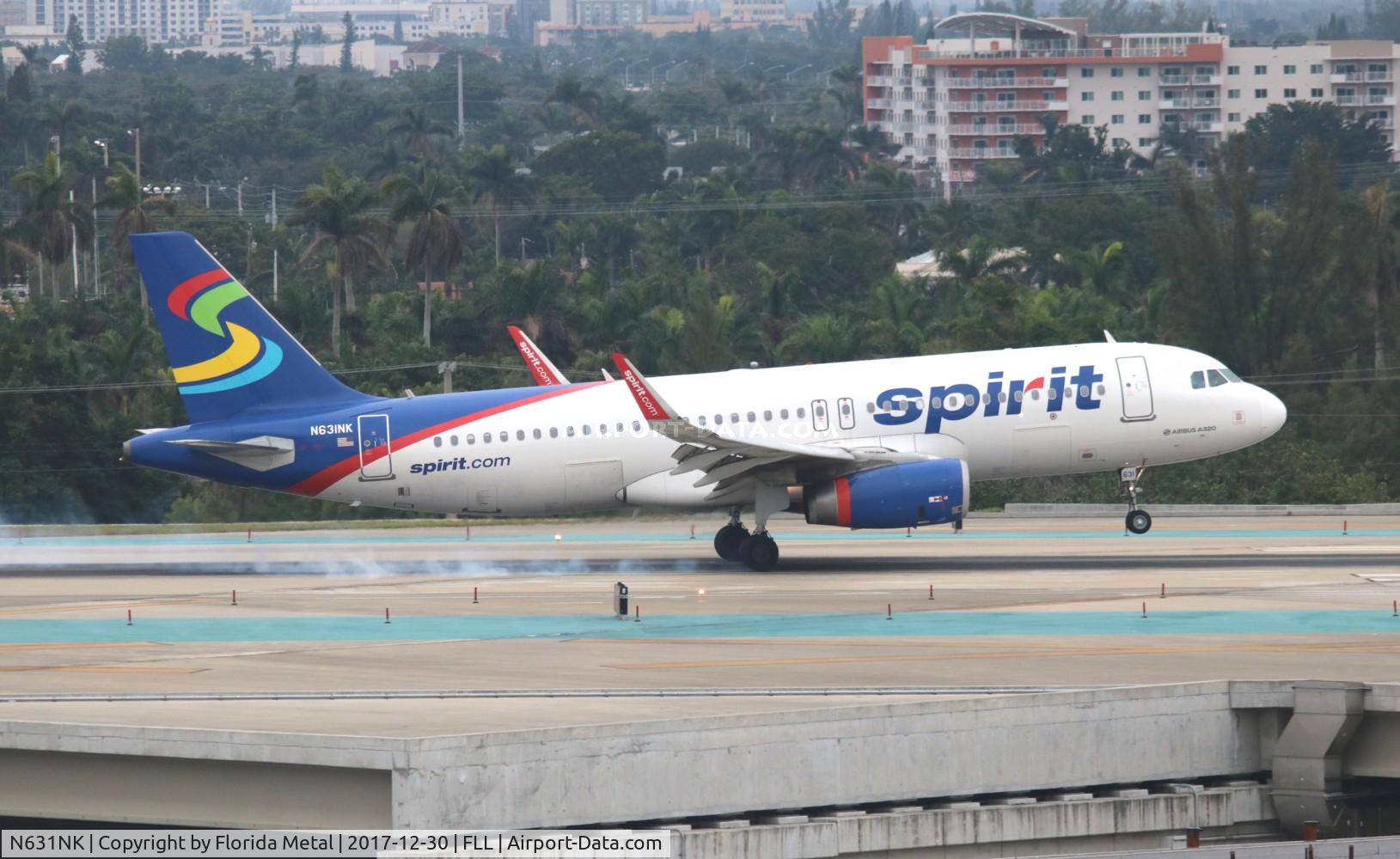 N631NK, 2014 Airbus A320-232 C/N 6327, Spirit