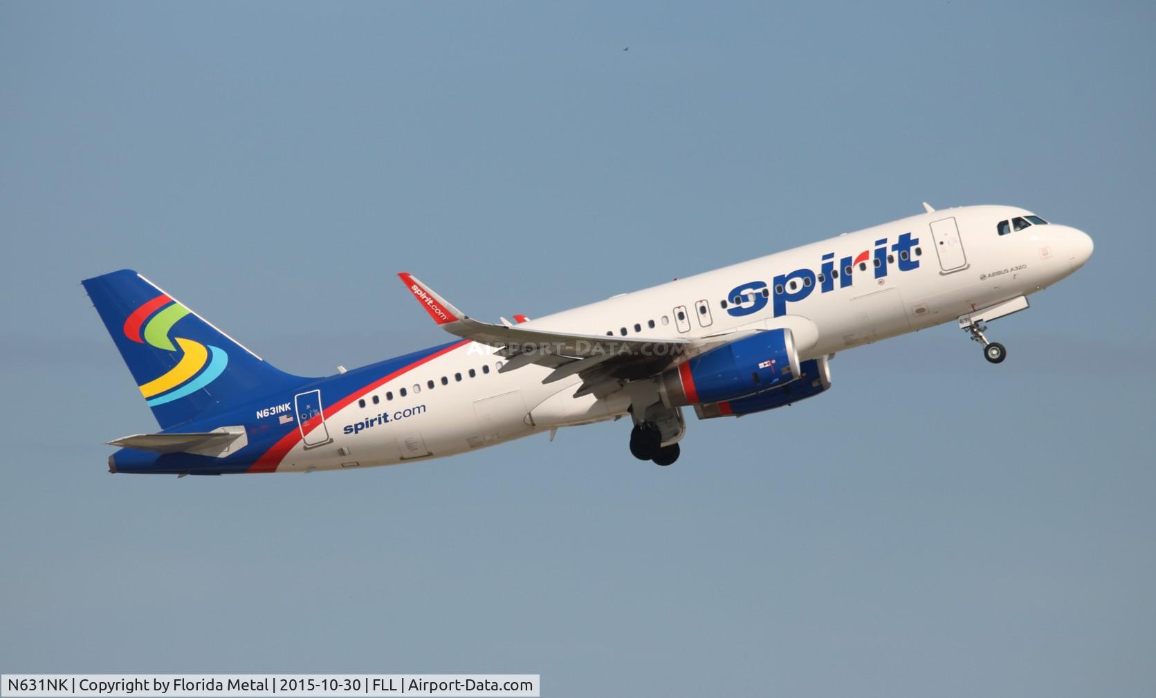 N631NK, 2014 Airbus A320-232 C/N 6327, Spirit