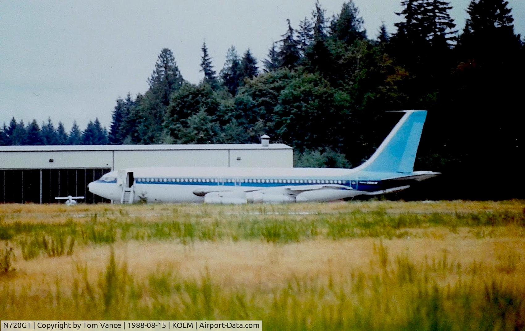 N720GT, 1961 Boeing 720-051B C/N 18384, KOLM - Olympia Washington - seen across the filed, this was close as I could get - reg is confirmed N720GT. No other data available.