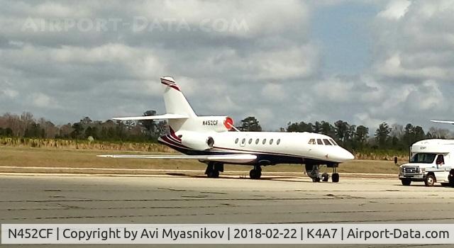 N452CF, 1982 Dassault Falcon 50 C/N 104, At Atlanta South reigonal Airport