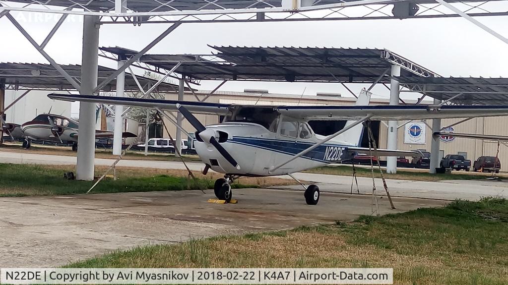 N22DE, 1970 Cessna 172K Skyhawk C/N 17259168, Atlanta south regional Airport