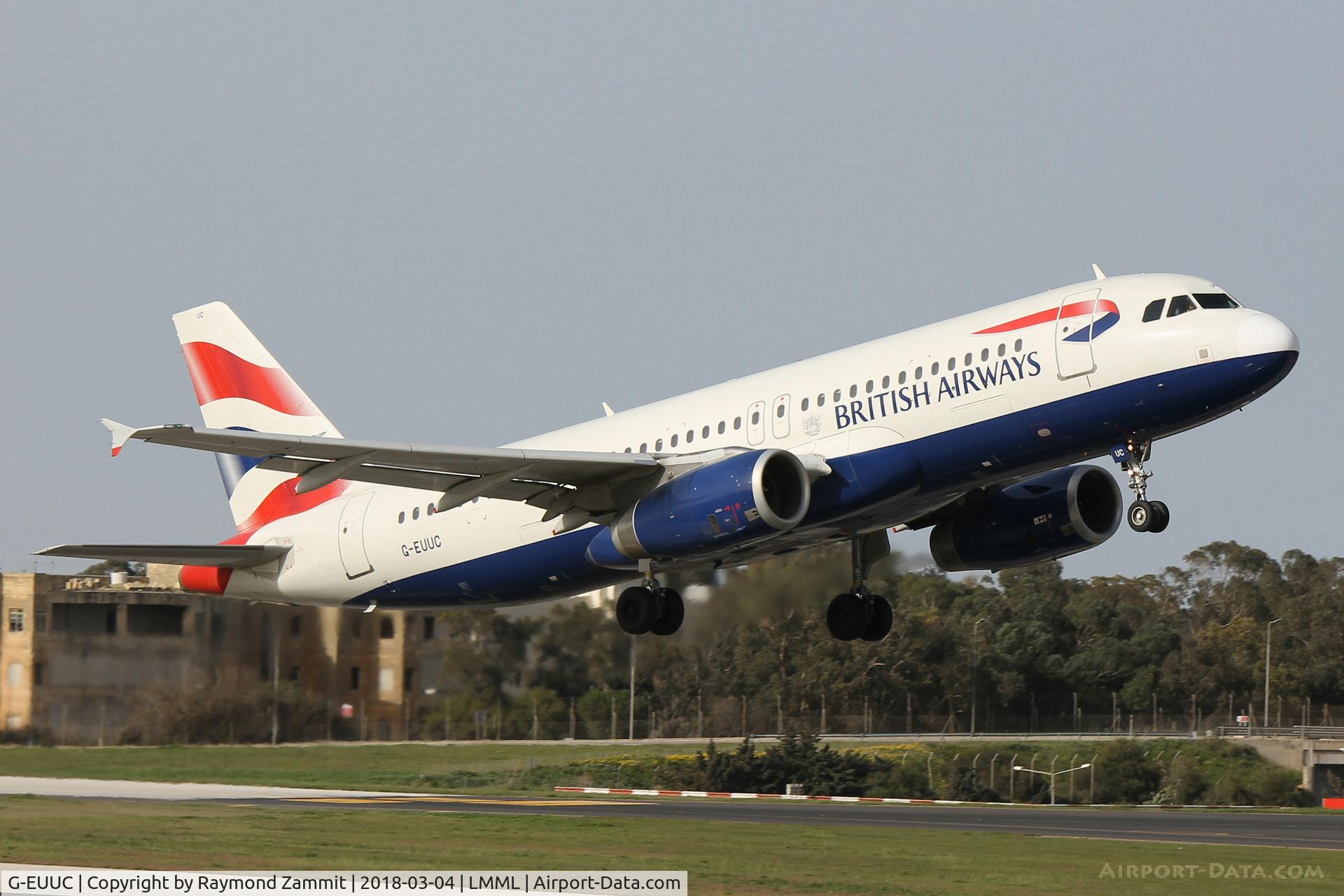 G-EUUC, 2001 Airbus A320-232 C/N 1696, A320 G-EUUC British Airways