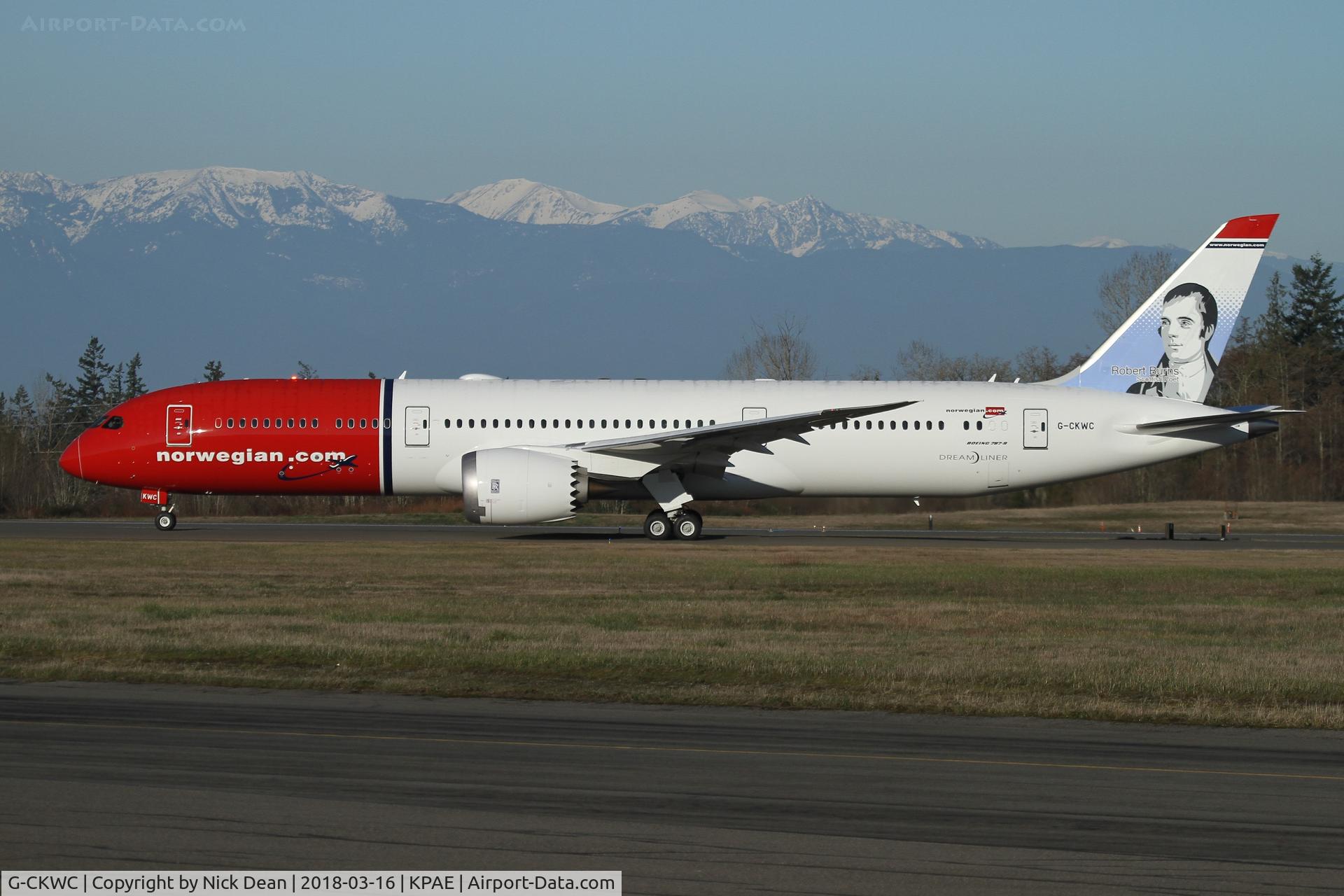 G-CKWC, 2018 Boeing 787-9 Dreamliner C/N 38893, PAE/KPAE