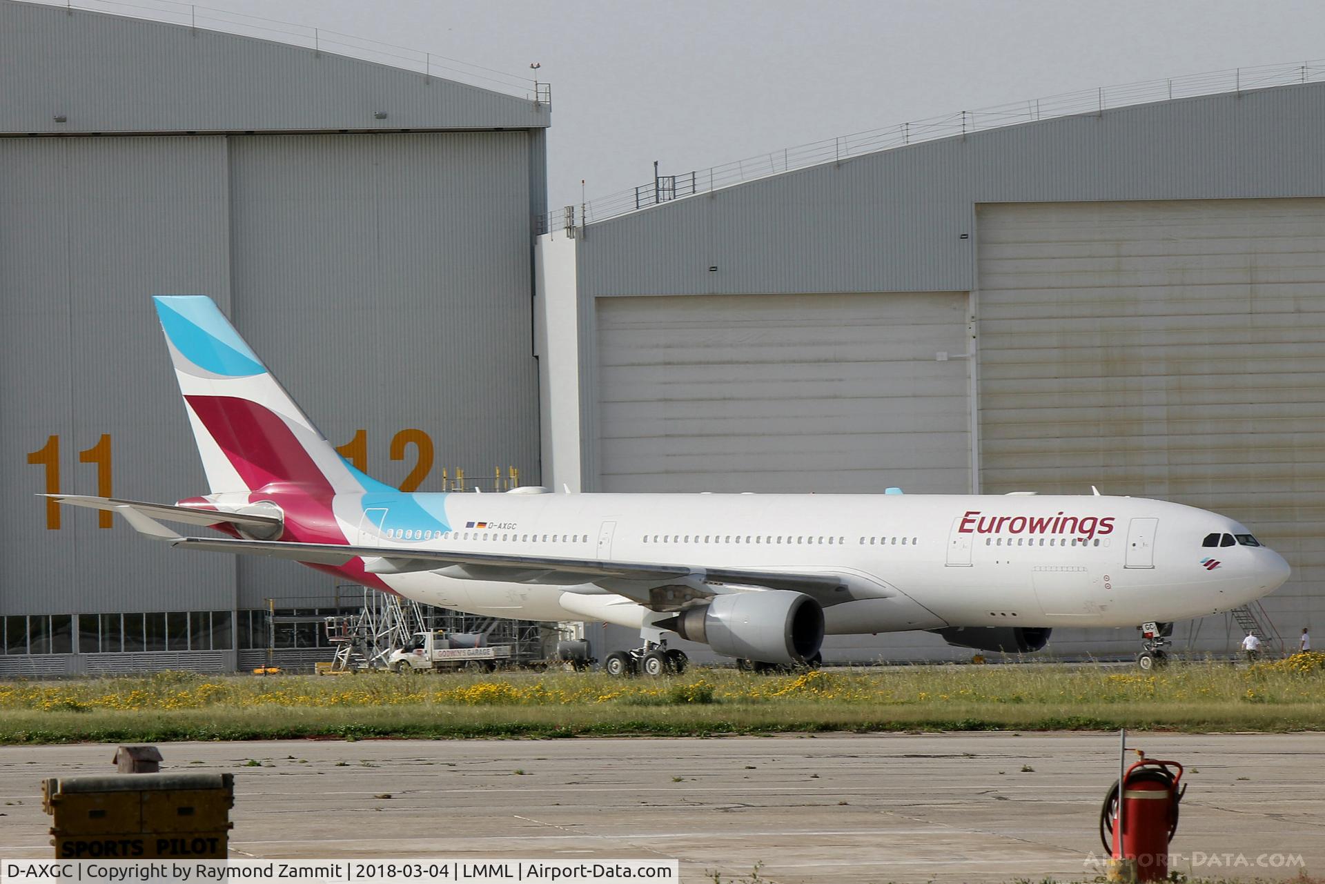 D-AXGC, 2003 Airbus A330-203 C/N 555, A330 D-AXGC Eurowings