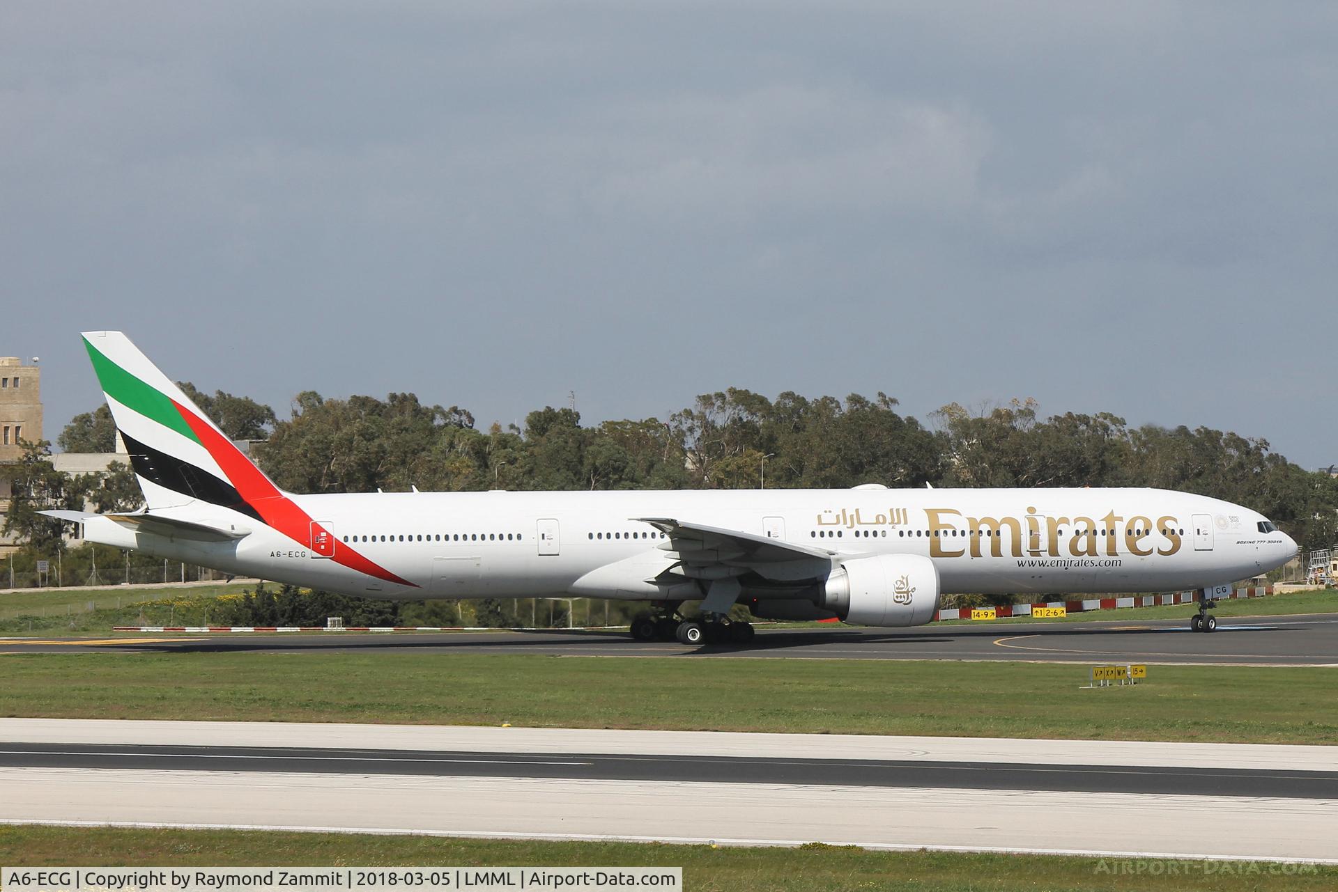 A6-ECG, 2008 Boeing 777-31H/ER C/N 35579, B777 A6-ECG Emirates Airlines
