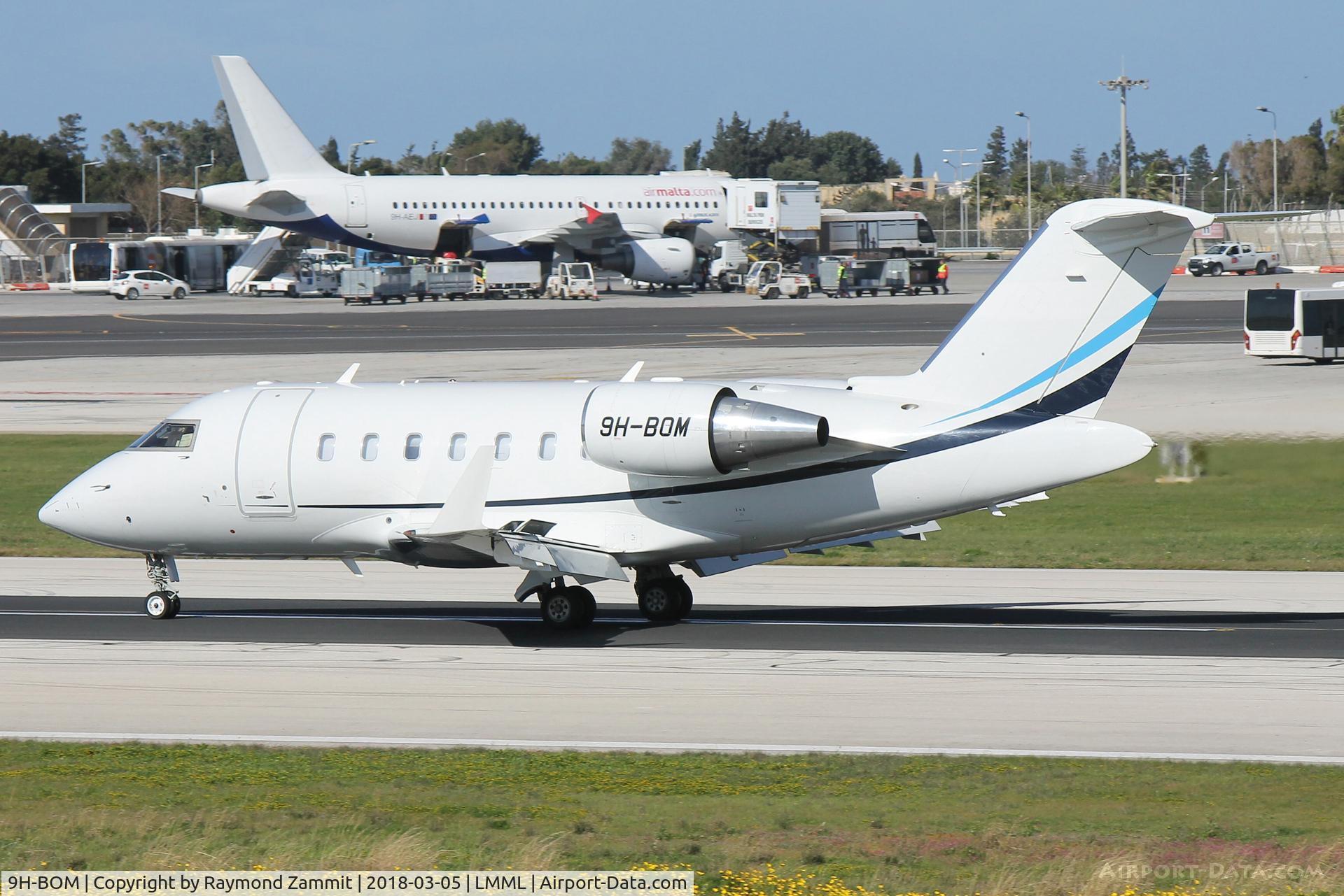 9H-BOM, 2009 Bombardier Challenger 605 (CL-600-2B16) C/N 5785, Bombardier Challenger 605 9H-BOM