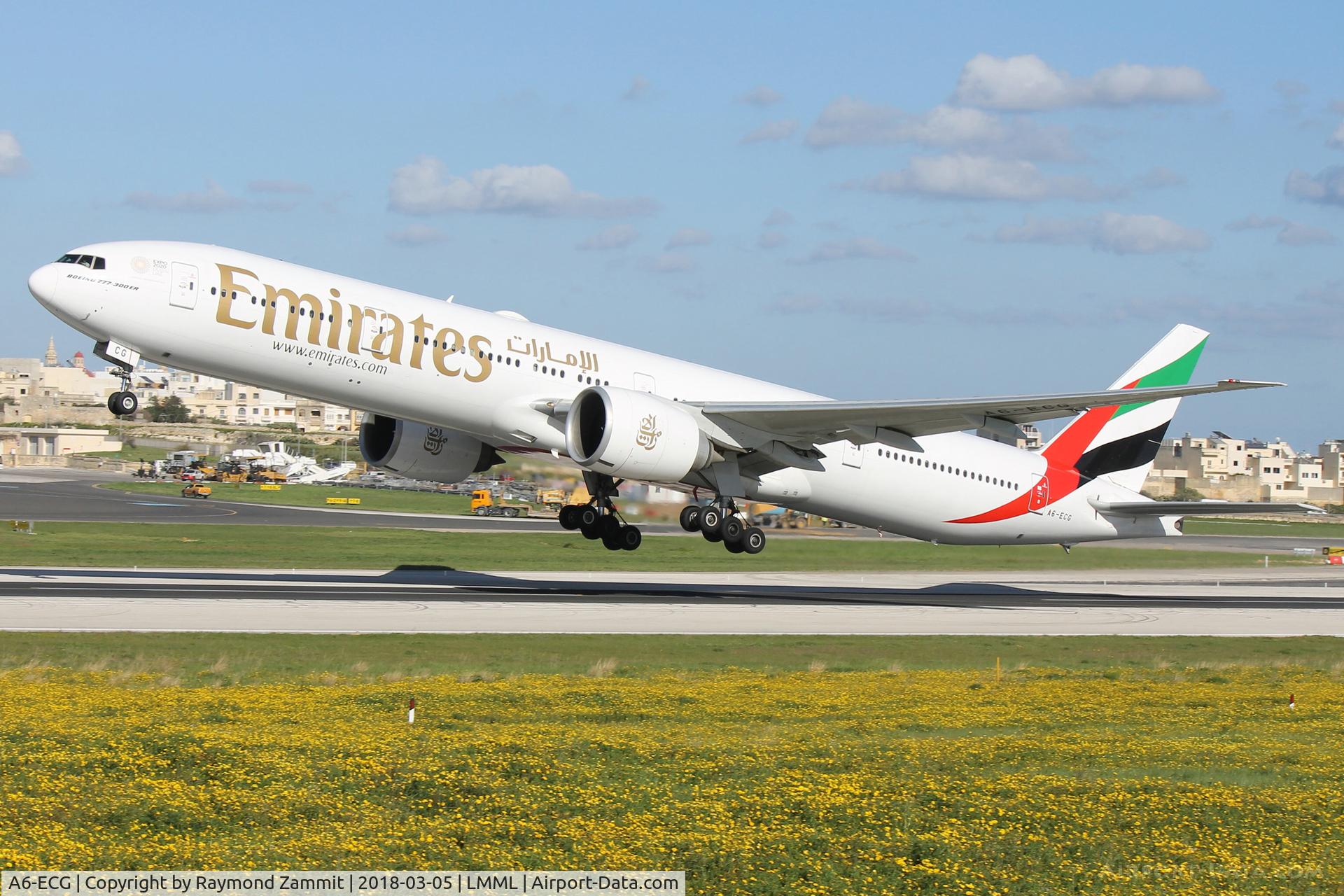 A6-ECG, 2008 Boeing 777-31H/ER C/N 35579, B777 A6-ECG Emirates Airlines