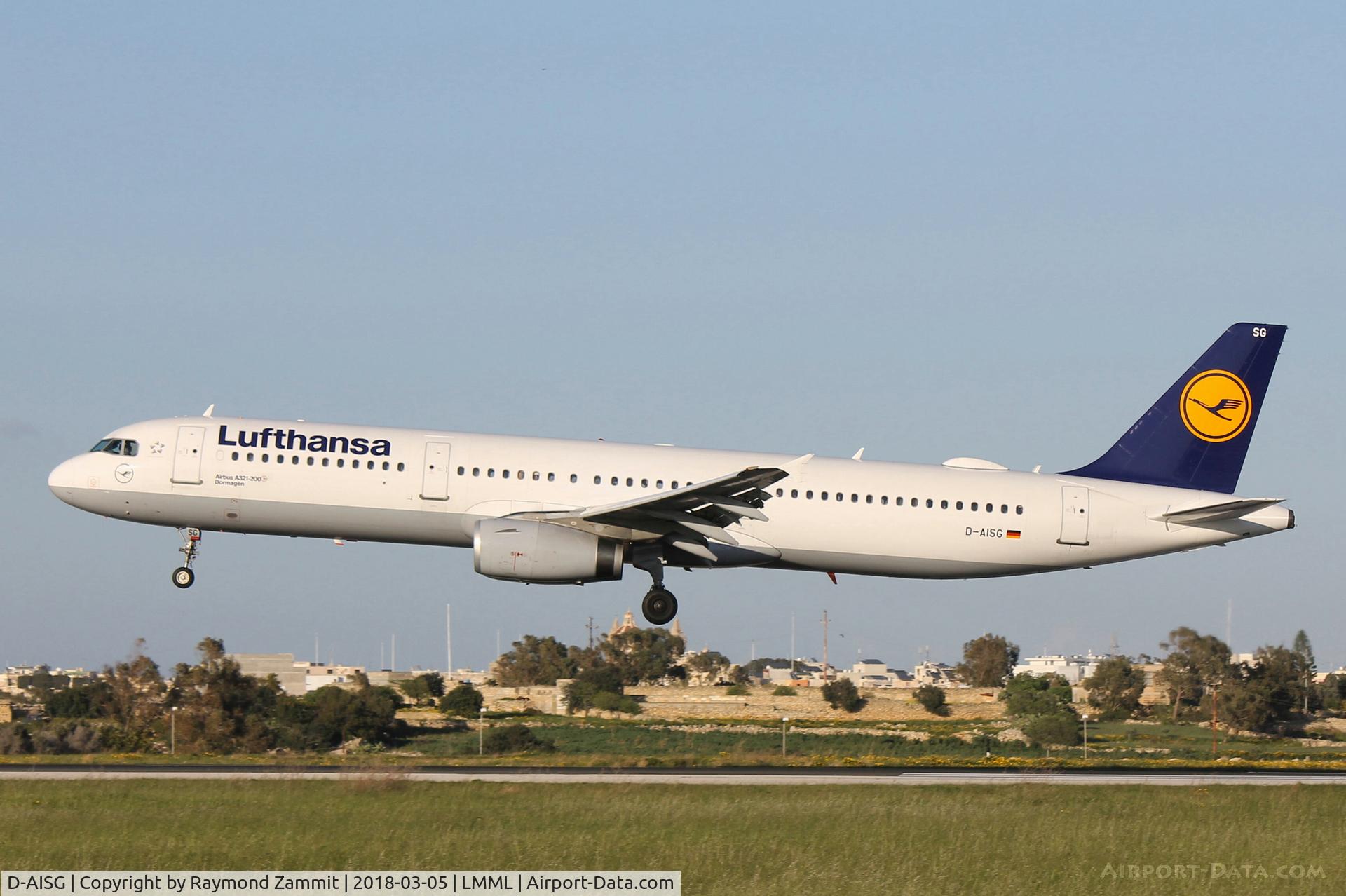 D-AISG, 2000 Airbus A321-231 C/N 1273, A321 D-AISG Lufthansa
