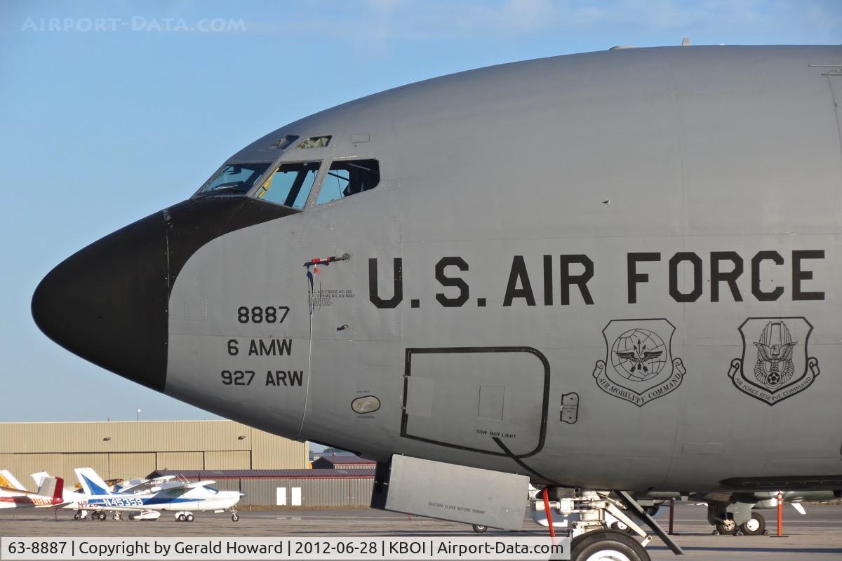 63-8887, 1963 Boeing KC-135R Stratotanker C/N 18735, Parked on the south GA ramp.  6th AMW / 927th ARW, MacDill AFB.