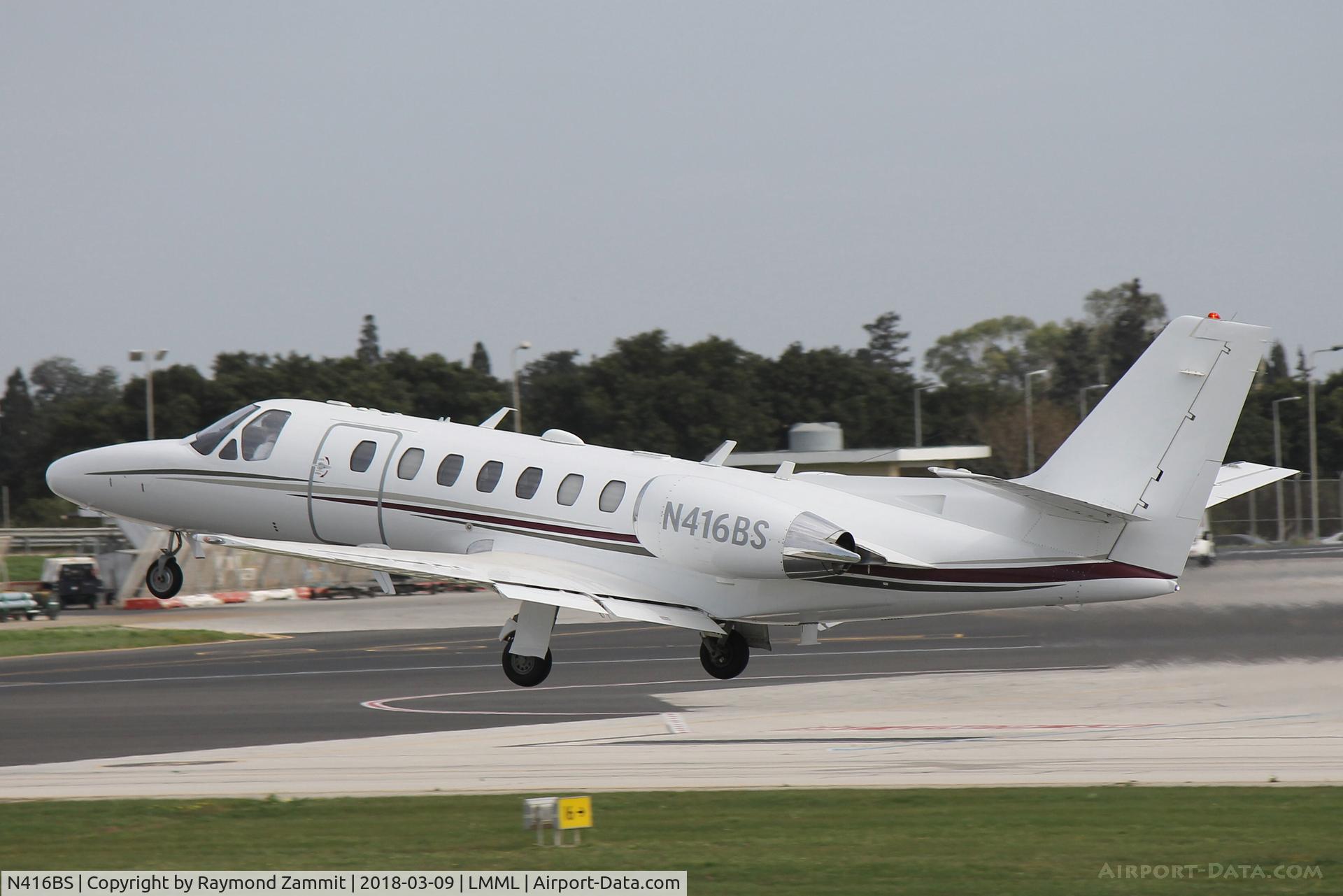 N416BS, 2008 Cessna 560 Citation C/N 560-0793, Cessna560 Citation N416BS