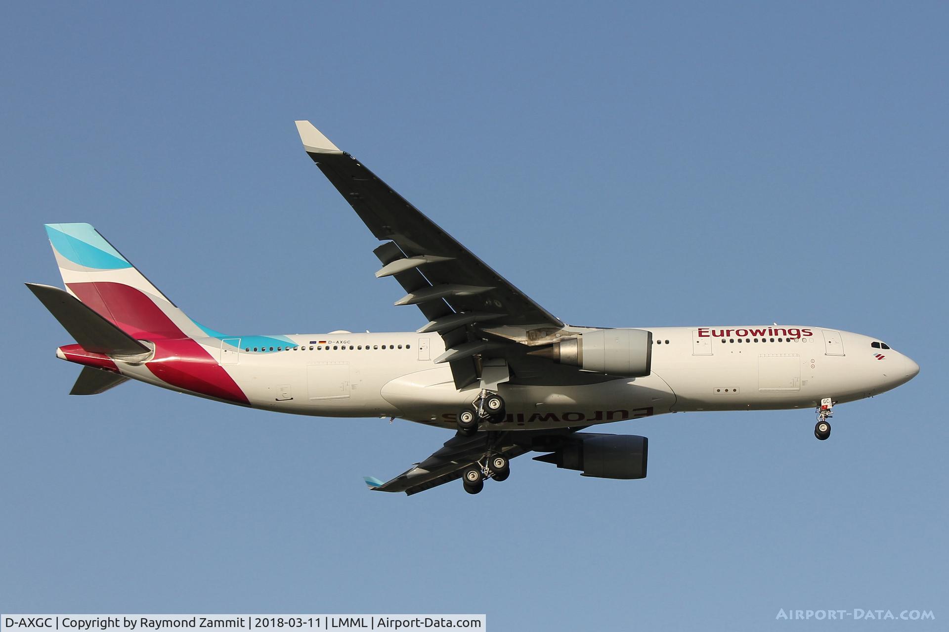 D-AXGC, 2003 Airbus A330-203 C/N 555, A330 D-AXGC Eurowings