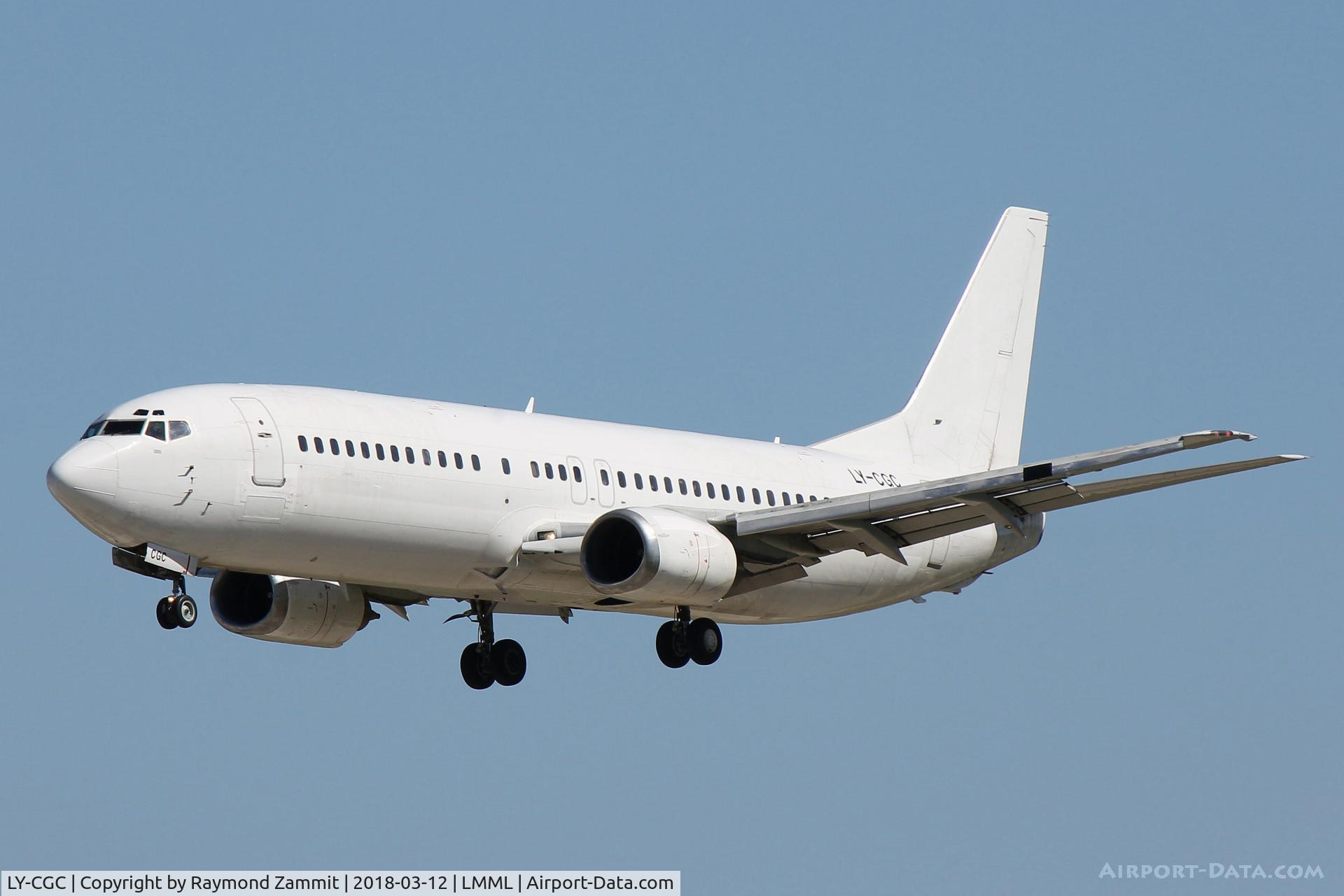 LY-CGC, 1988 Boeing 737-4Y0 C/N 23870, B737-400 LY-CGC Getjets