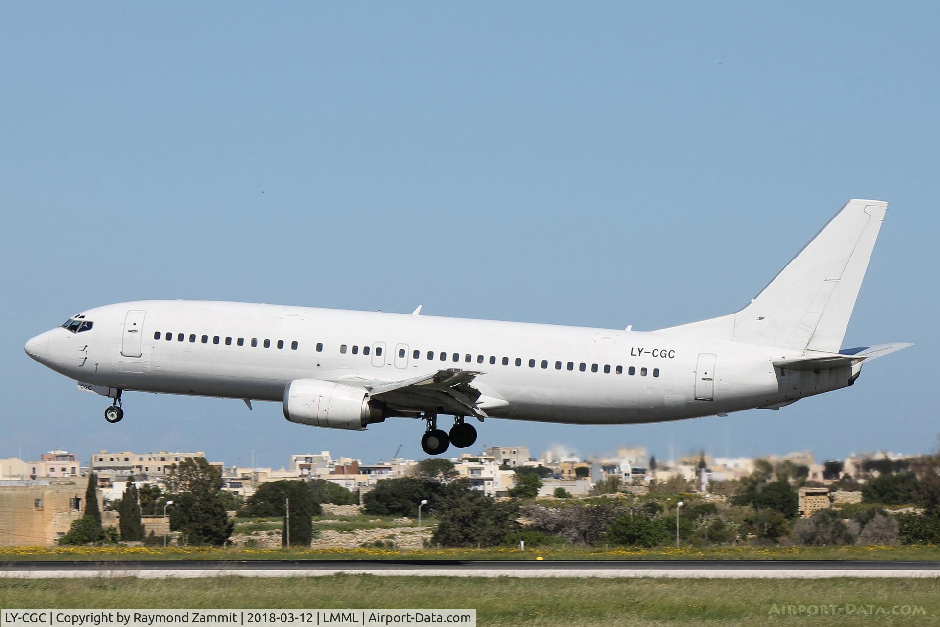 LY-CGC, 1988 Boeing 737-4Y0 C/N 23870, B737-400 LY-CGC Getjets