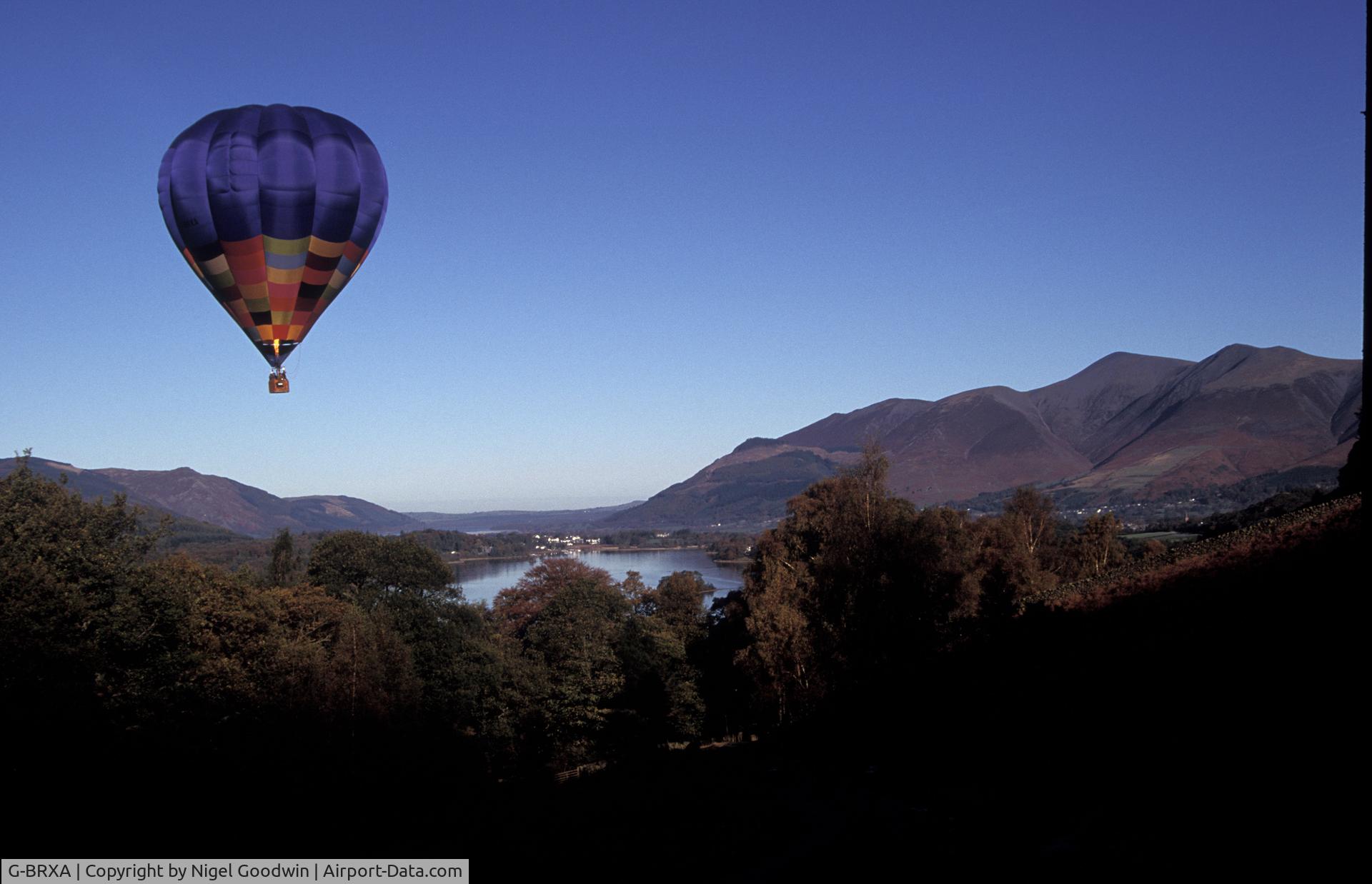 G-BRXA, 1990 Cameron Balloons O-120 C/N 2217, 1999 Flying over the Lake District