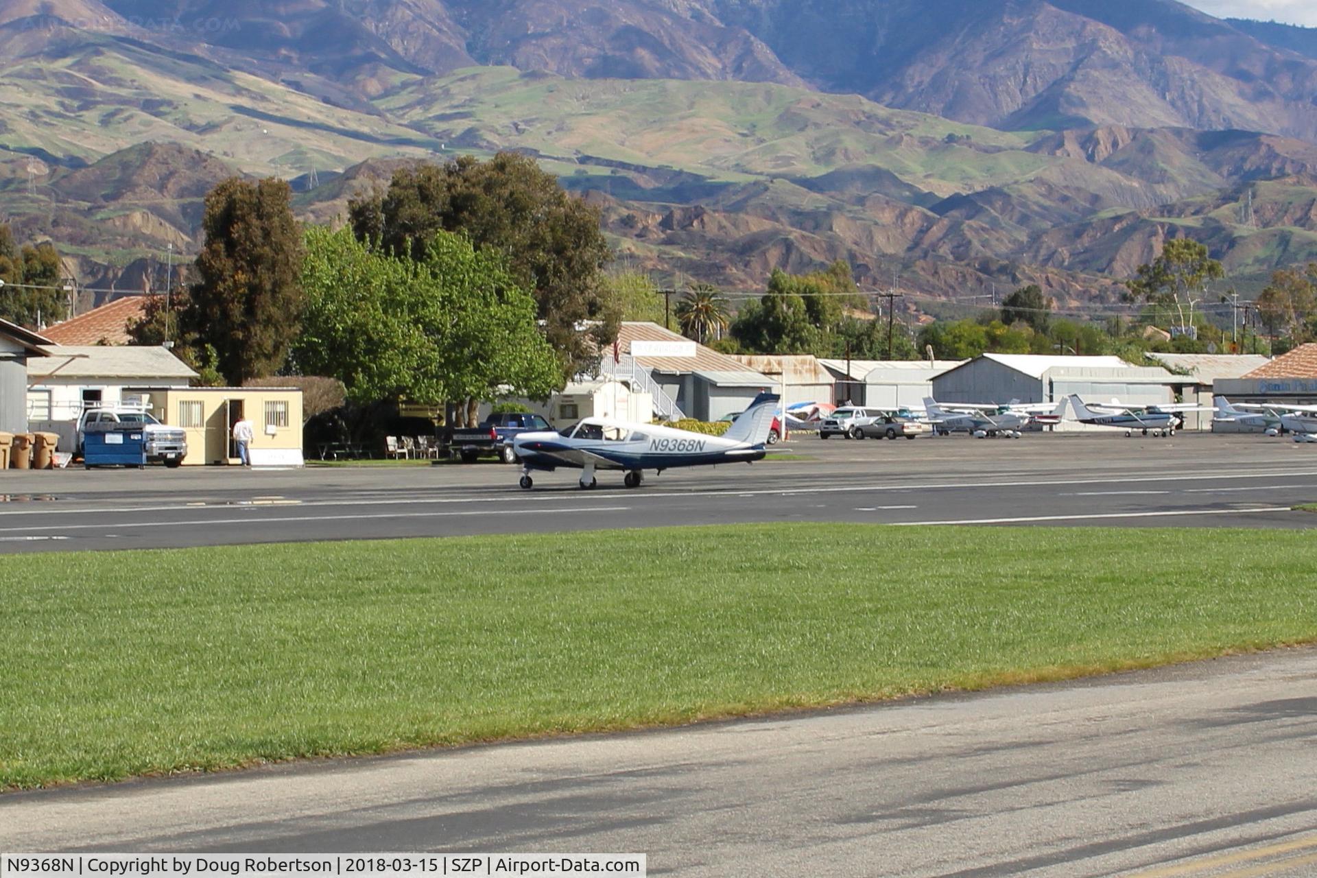 N9368N, 1969 Piper PA-28R-200 Arrow C/N 28R-35076, 1969 Piper PA-28R-200 ARROW, Lycoming IO-360 200 Hp, taxi off the active