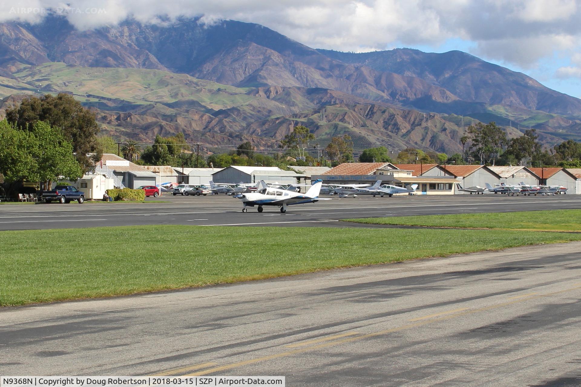 N9368N, 1969 Piper PA-28R-200 Arrow C/N 28R-35076, 1969 Piper PA-28R-200 ARROW, Lycoming IO-360 200 Hp, taxi off the active