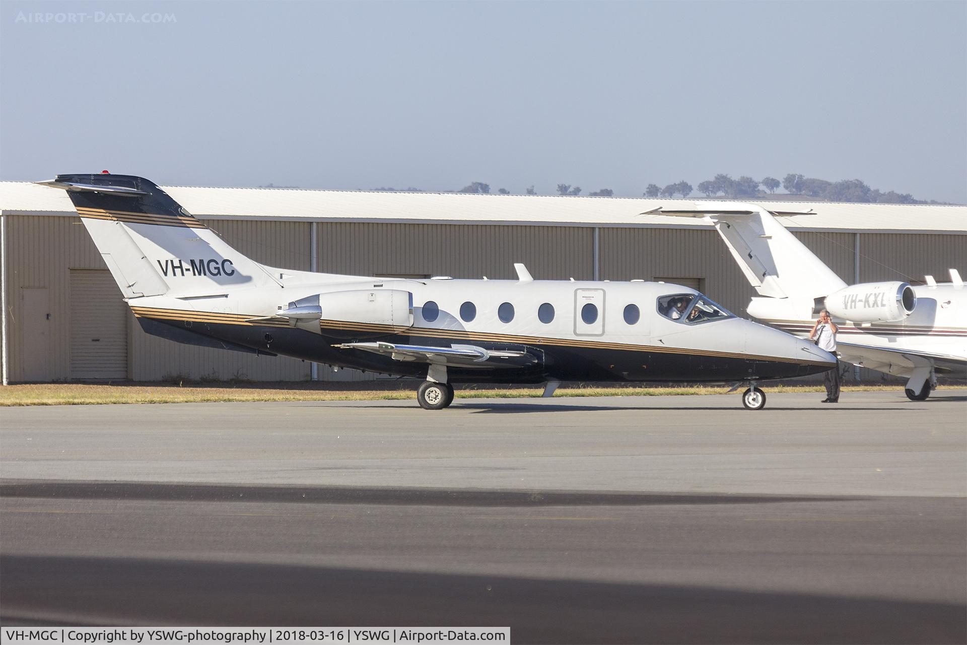 VH-MGC, 1995 Beech 400A Beechjet C/N RK-97, Business Aviation Solutions (VH-MGC) Beech Beechjet 400A at Wagga Wagga Airport
