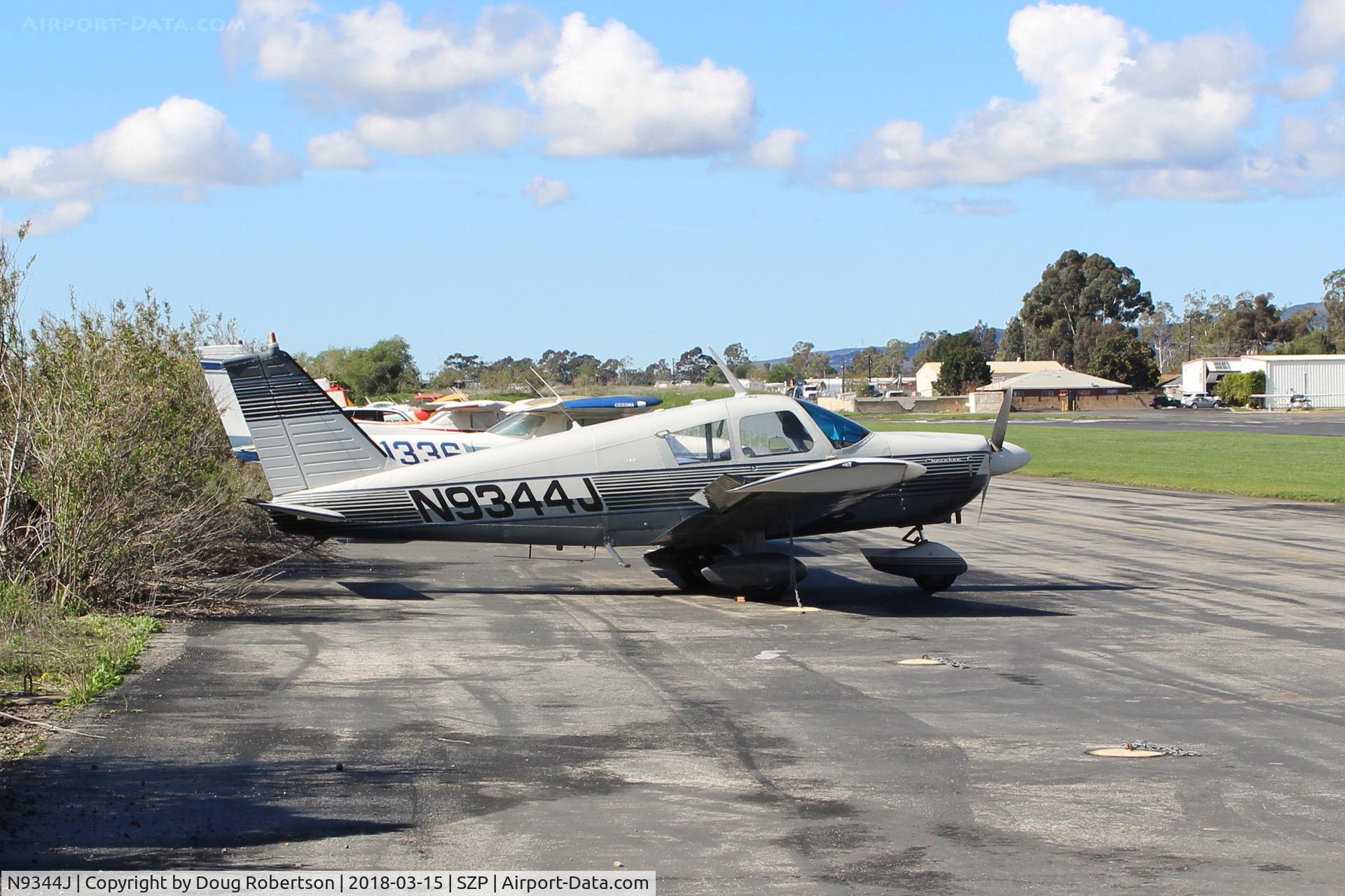 N9344J, 1966 Piper PA-28-180 Cherokee C/N 28-3442, 1966 Piper PA-28-180 CHEROKEE, Lycoming O&VO-360 180 Hp