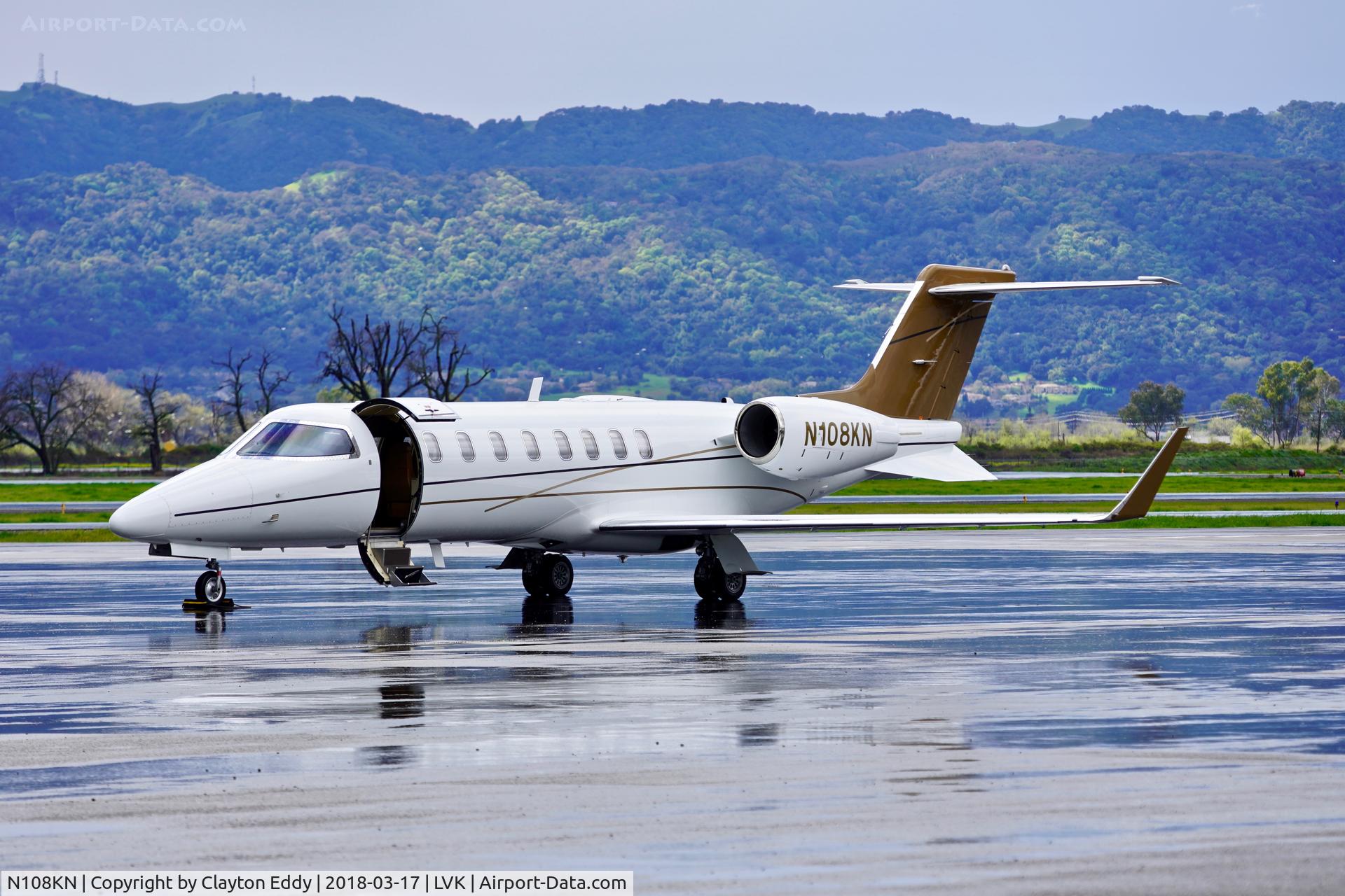 N108KN, 2007 Learjet 45 C/N 45-336, Livermore Airport California 2018.