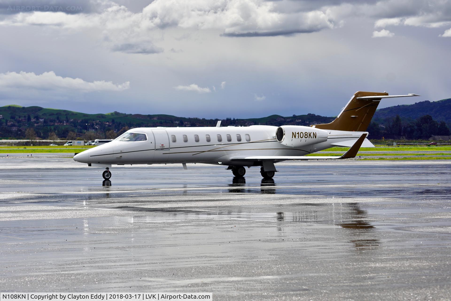 N108KN, 2007 Learjet 45 C/N 45-336, Livermore Airport California 2018.