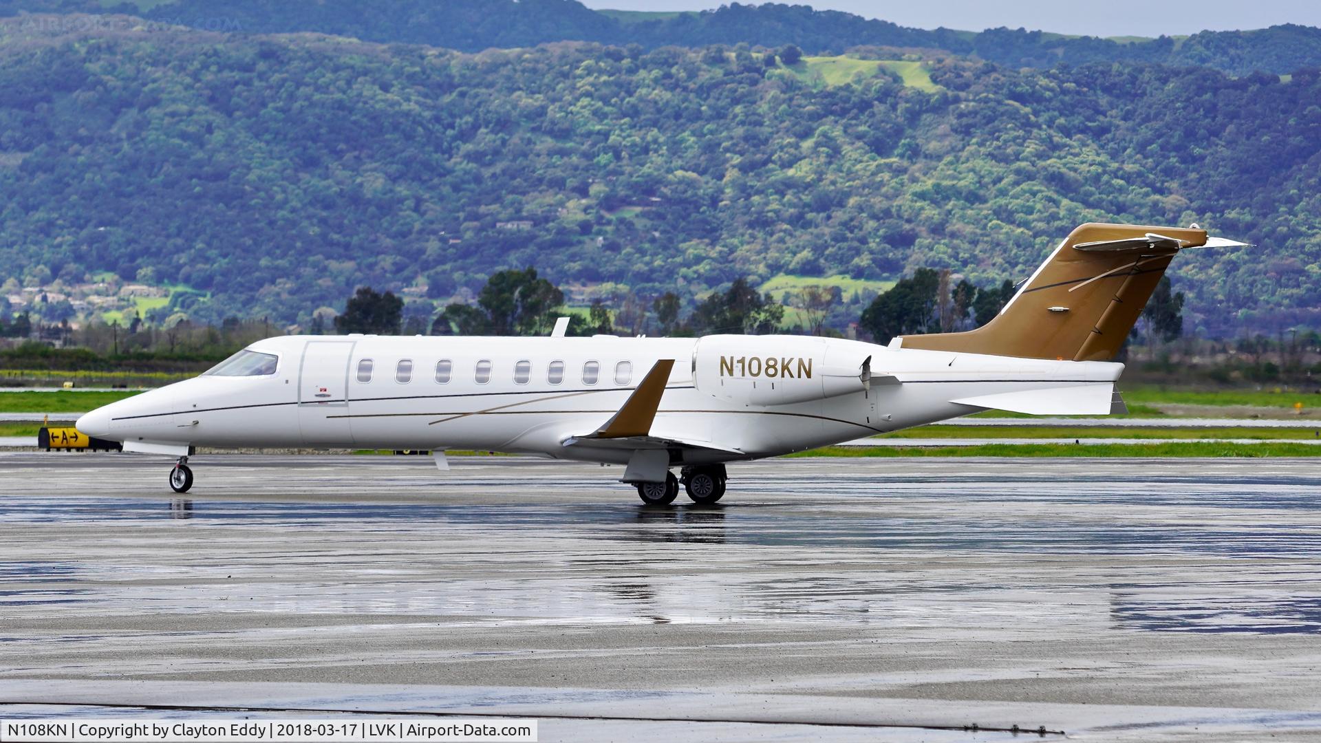 N108KN, 2007 Learjet 45 C/N 45-336, Livermore Airport California 2018.
