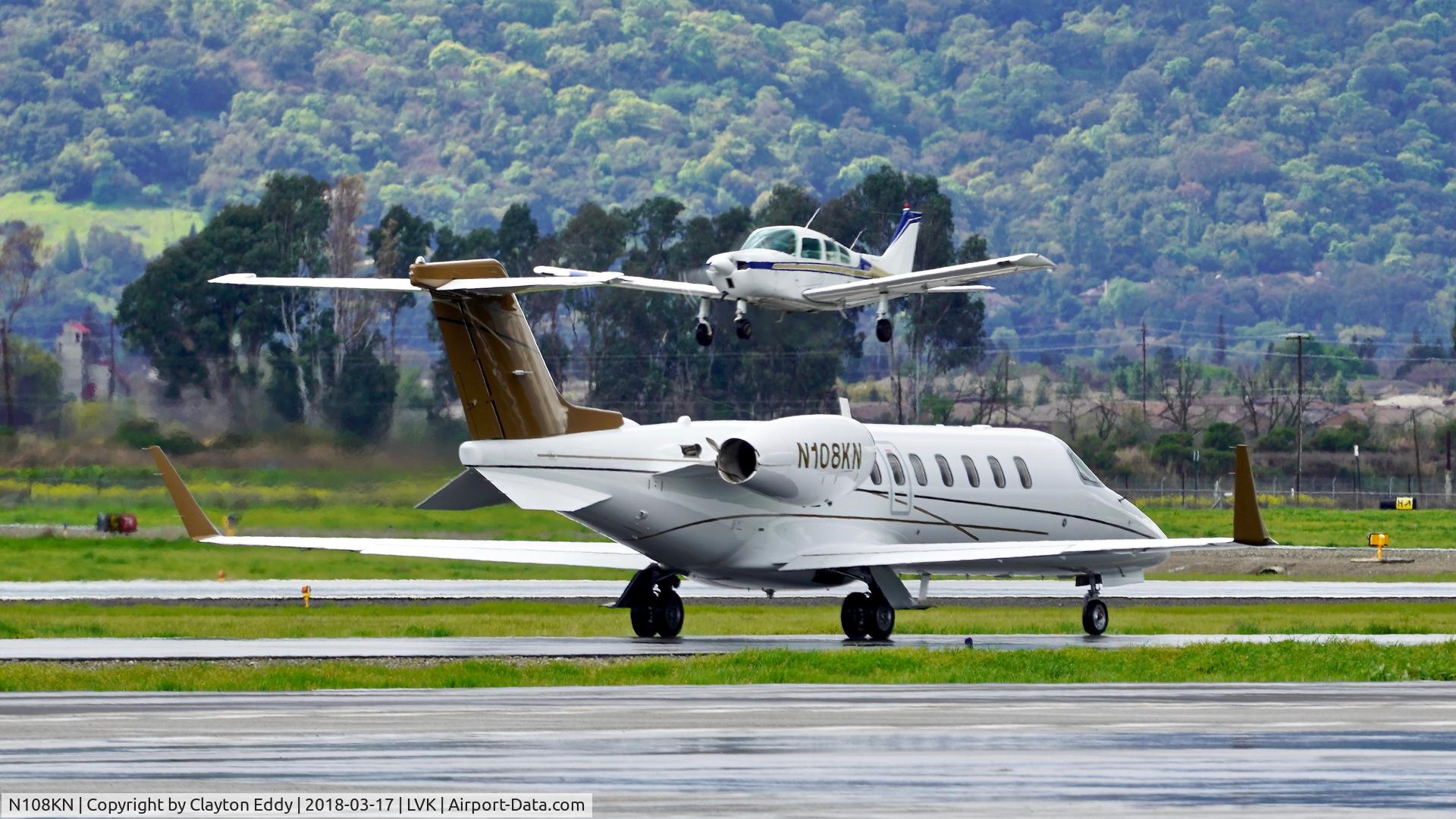 N108KN, 2007 Learjet 45 C/N 45-336, Livermore Airport California 2018.