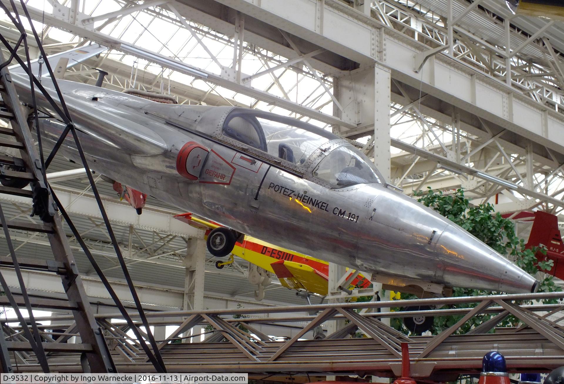 D-9532, Potez-Heinkel CM.191 C/N 002, Potez-Heinkel CM.191 at the Technik-Museum, Speyer