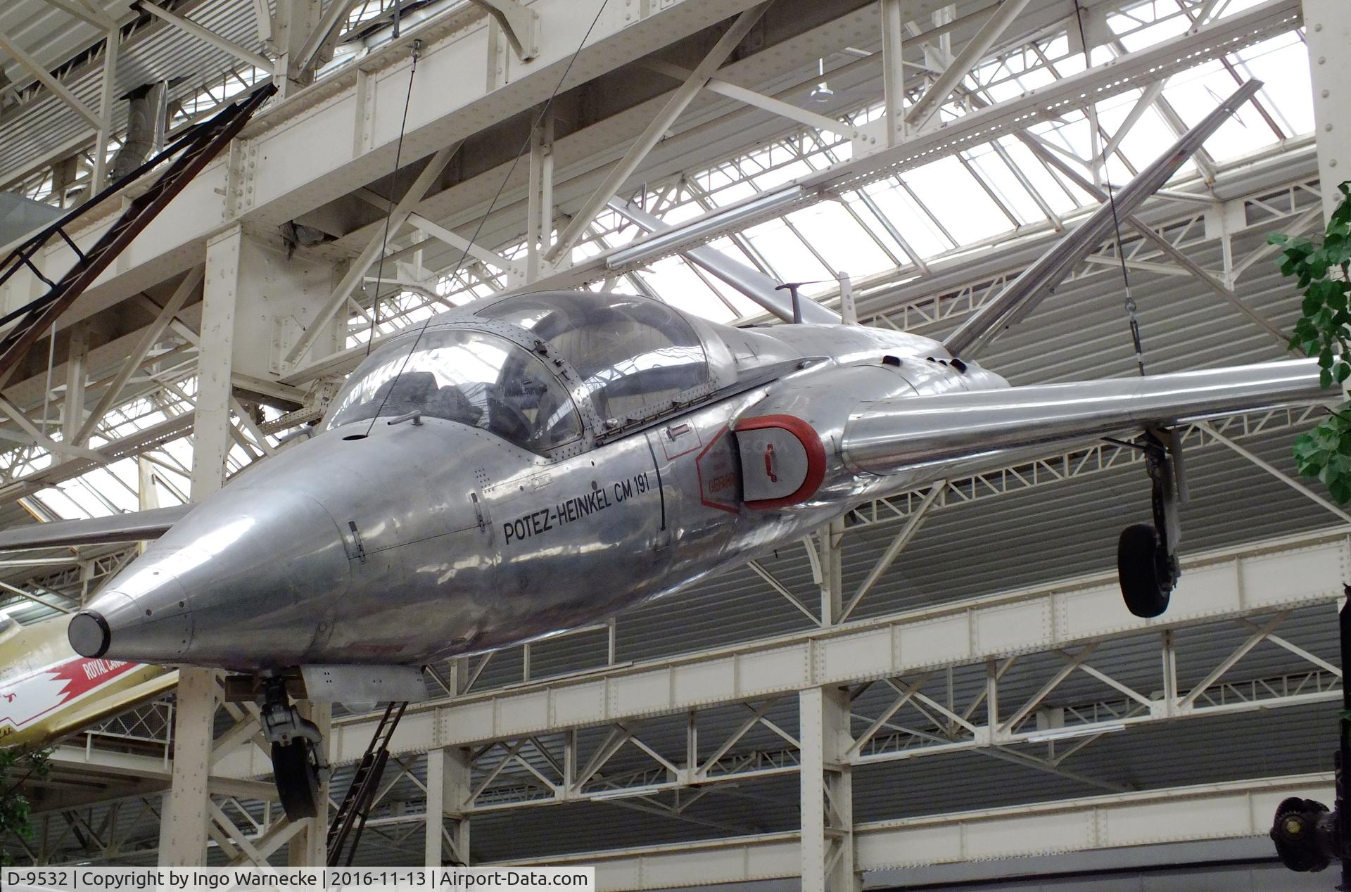 D-9532, Potez-Heinkel CM.191 C/N 002, Potez-Heinkel CM.191 at the Technik-Museum, Speyer