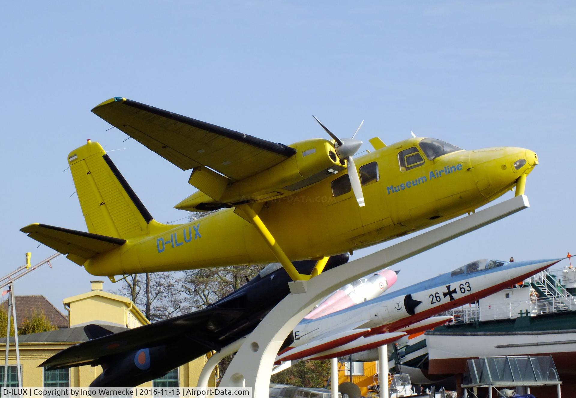 D-ILUX, Aero Commander 680F Commander C/N 1087-65, Aero Commander 680F at the Technik-Museum, Speyer
