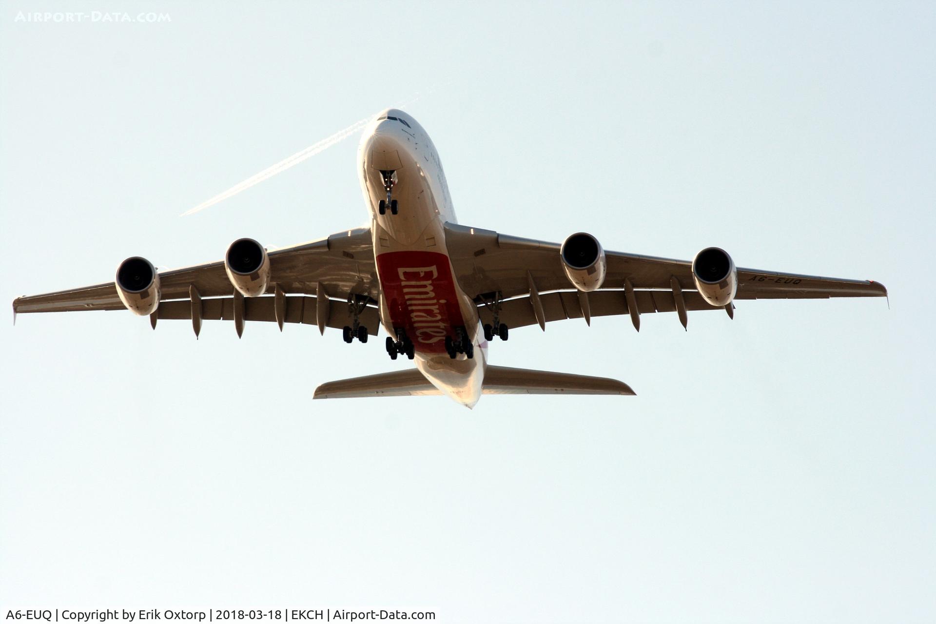 A6-EUQ, 2016 Airbus A380-842 C/N 229, A6-EUQ landing rw 04R