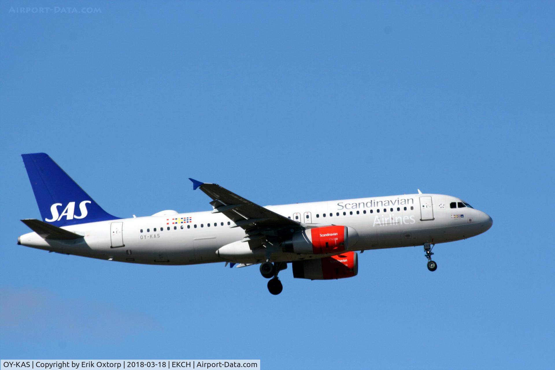 OY-KAS, 2007 Airbus A320-232 C/N 3335, OY-KAS landing rw 04L