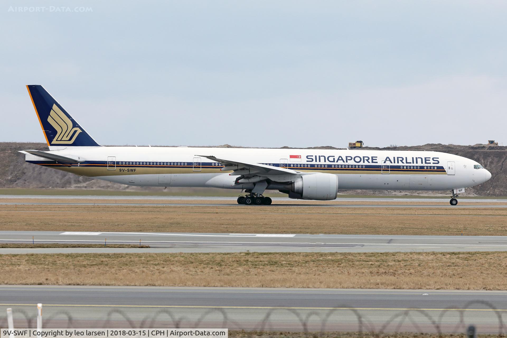 9V-SWF, 2006 Boeing 777-312/ER C/N 34571, Copenhagen 15.3.2018