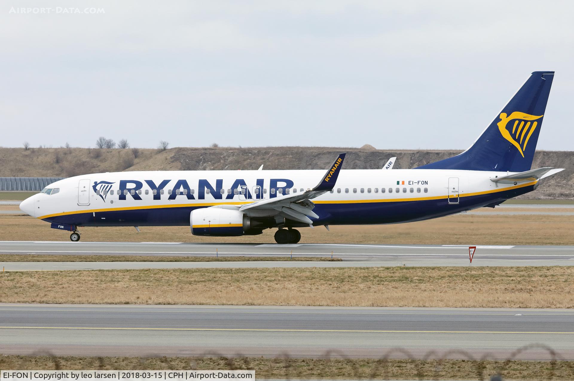 EI-FON, 2016 Boeing 737-8AS C/N 44721, Copenhagen 15.3.2018